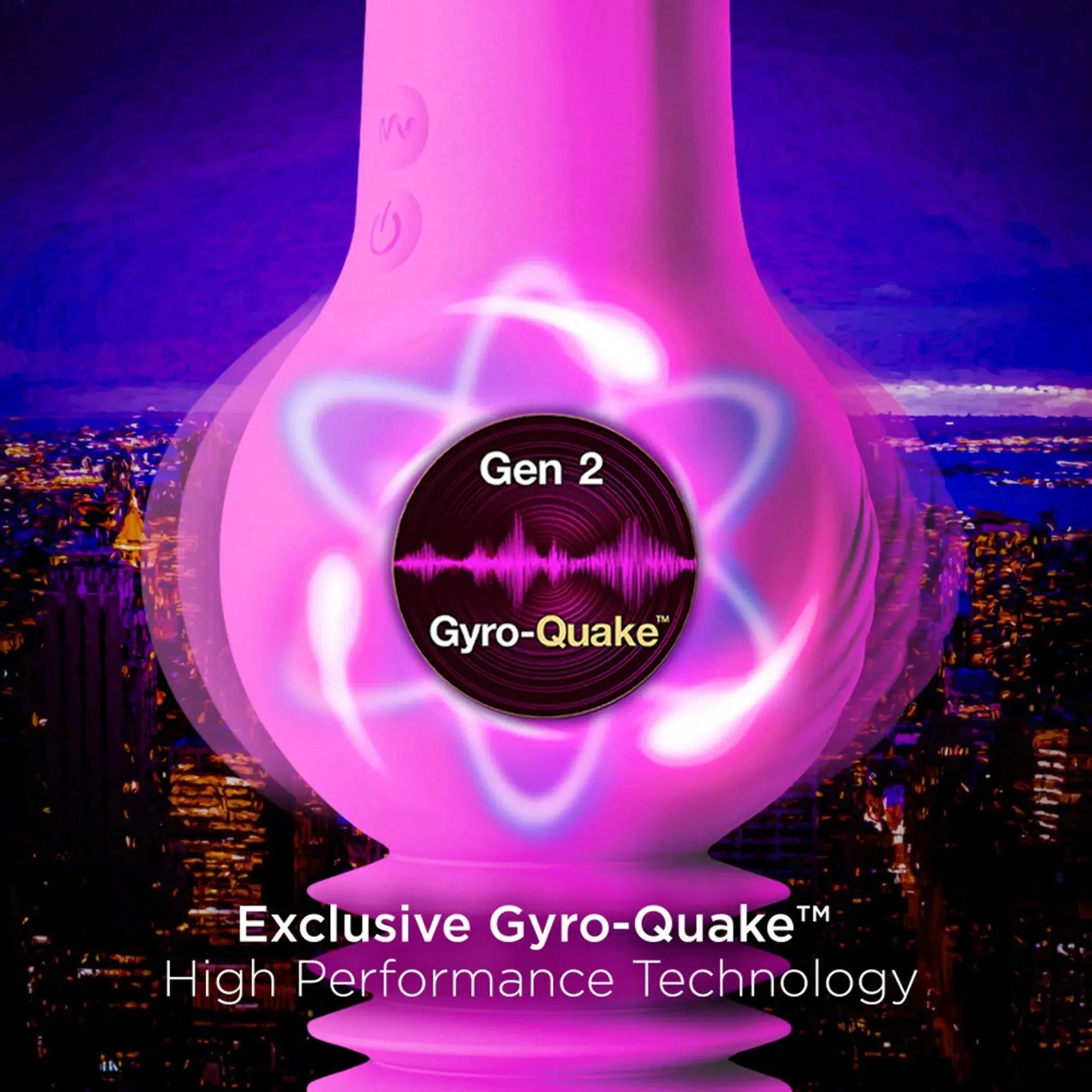 Impressions New York Gyroquake Dildo Purple Blush Novelties