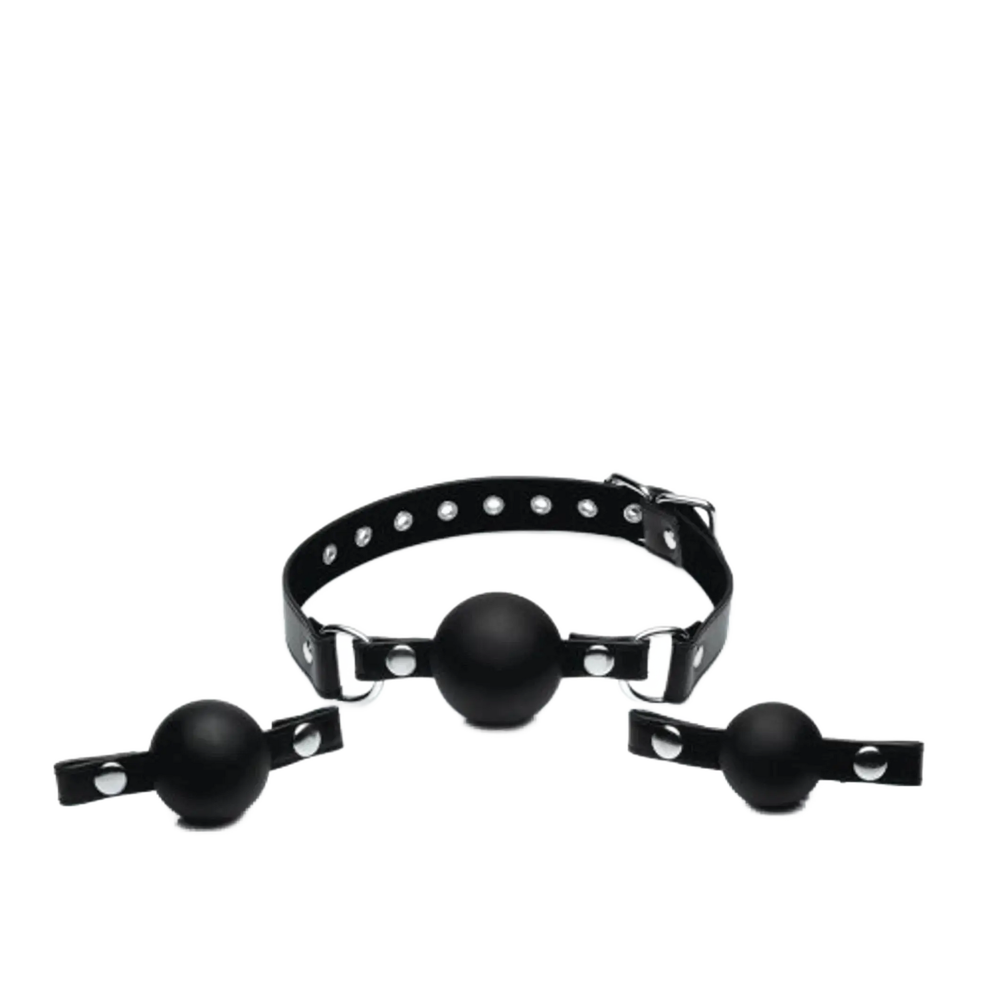 STRICT INTERCHANGEABLE SILICONE BALL GAG SET XR Brands