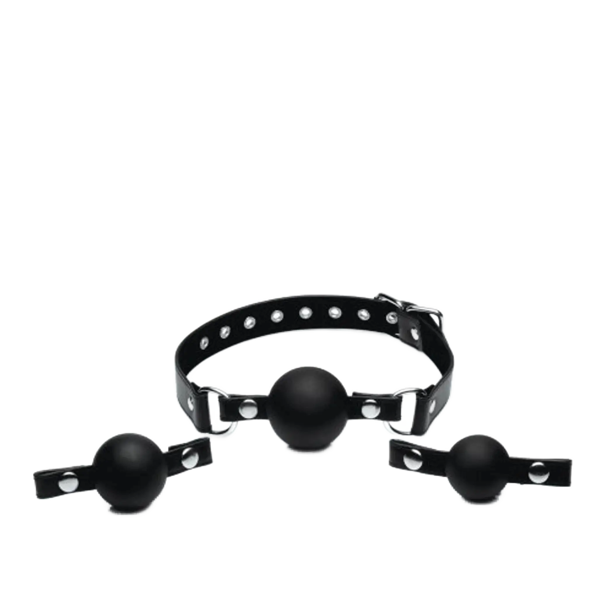 STRICT INTERCHANGEABLE SILICONE BALL GAG SET XR Brands