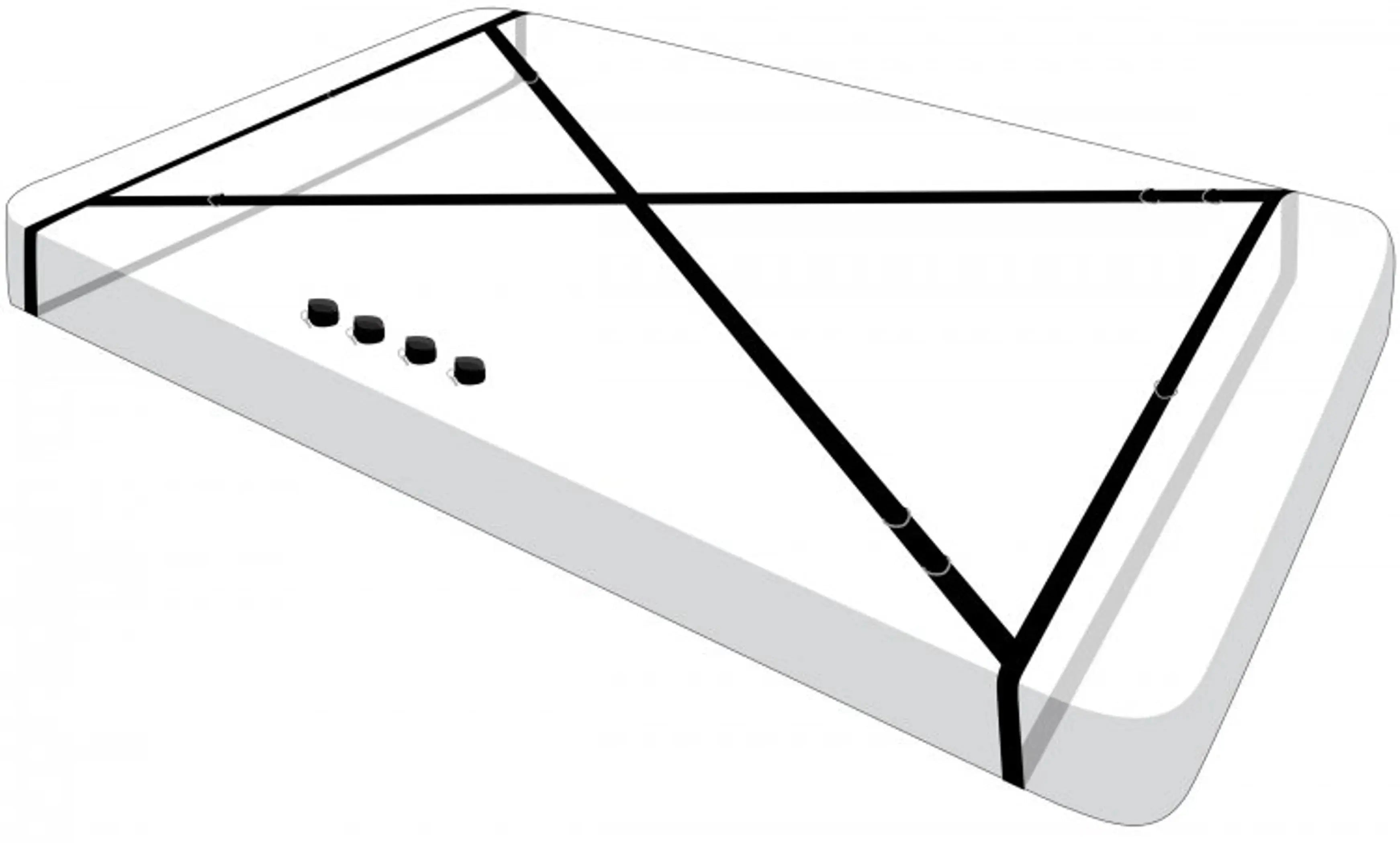 Interlace Bed Restraint Set XR Brands