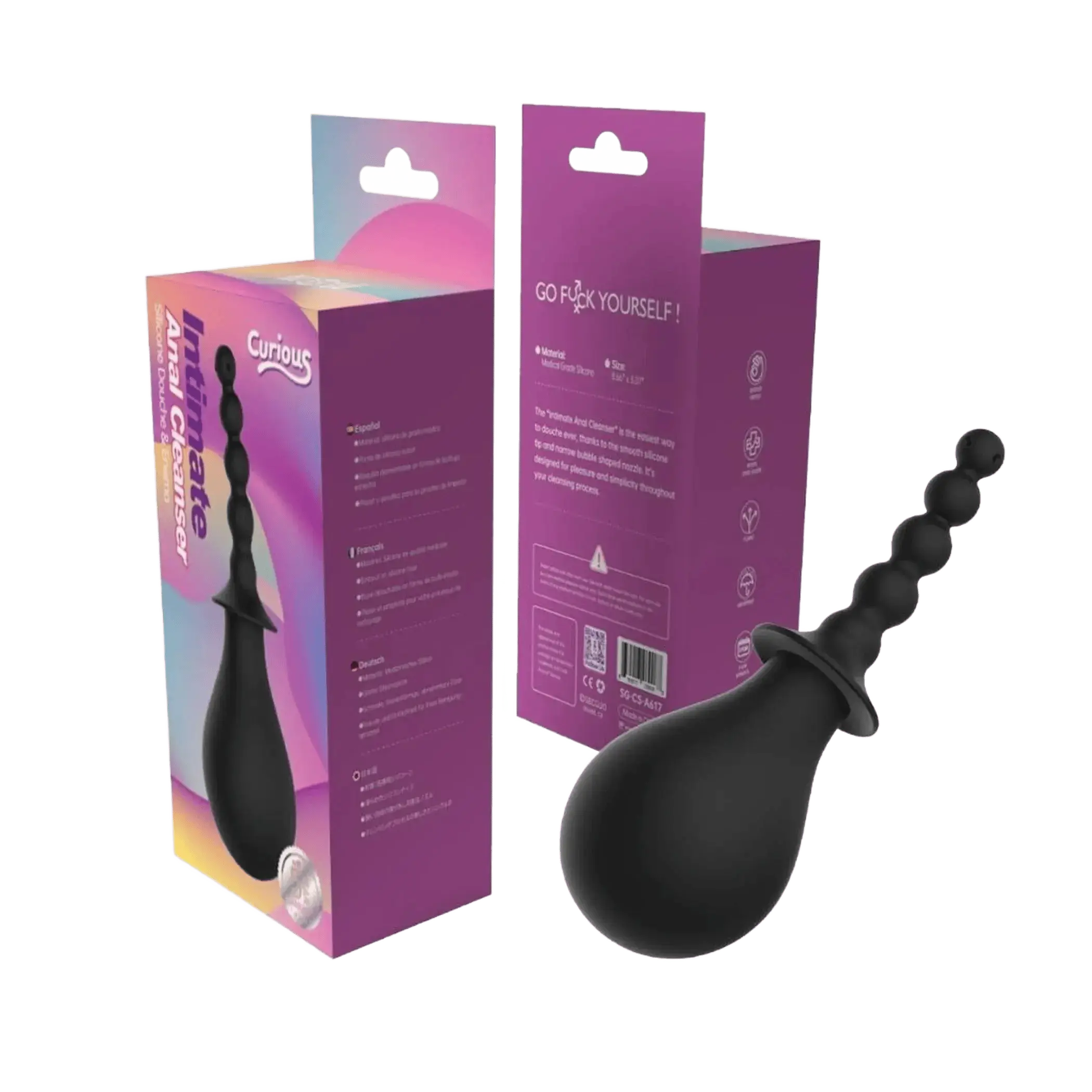 Intimate Anal Cleanser Silicone Douche & Enema OEJ