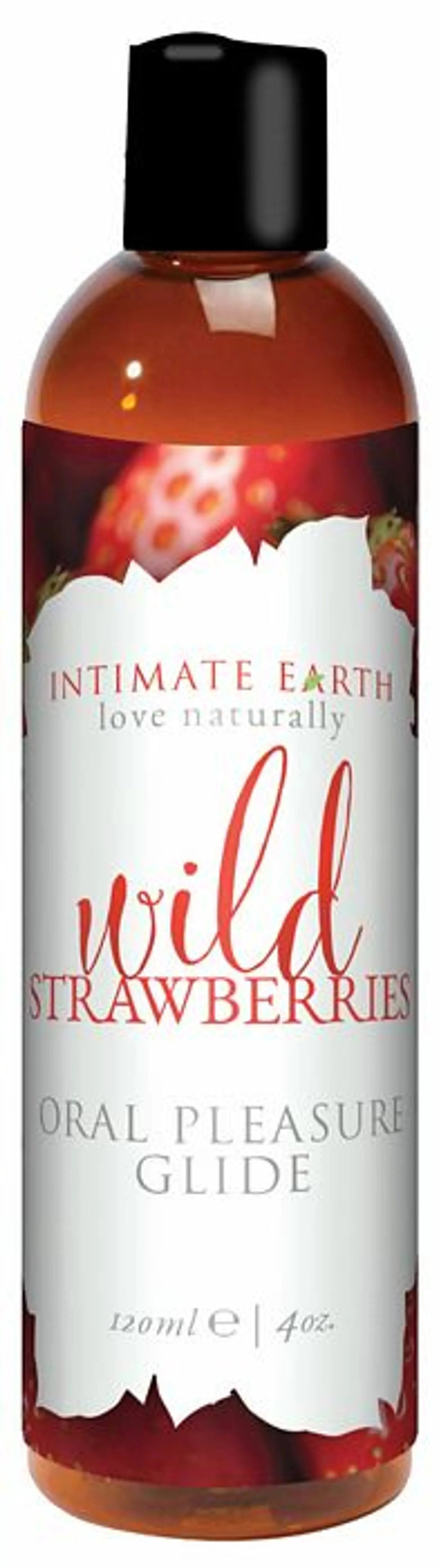Intimate Earth Glide Strawberry 4 oz Intimate Earth