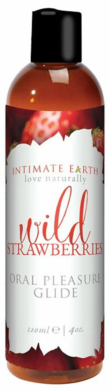 Intimate Earth Glide Strawberry 4 oz Intimate Earth