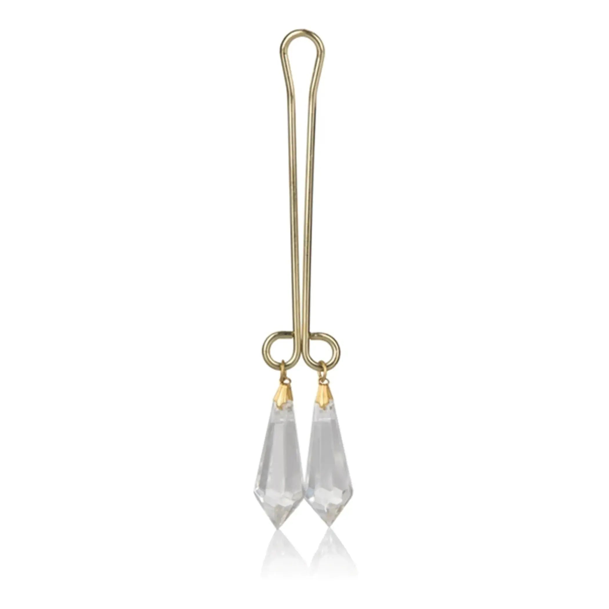 Intimate Play Clit Clip Crystal Clear California Exotic Novelties