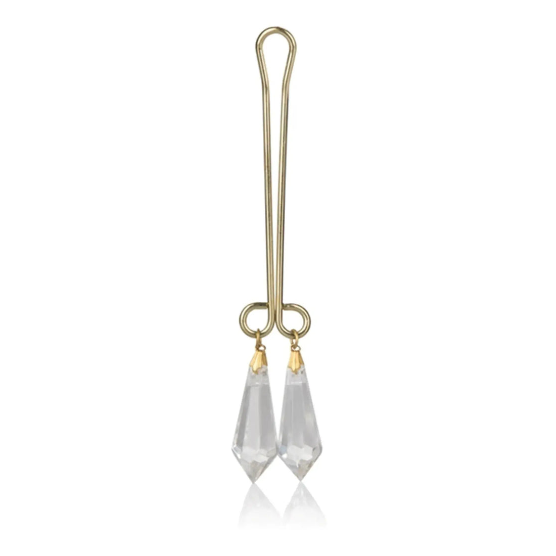 Intimate Play Clit Clip Crystal Clear California Exotic Novelties