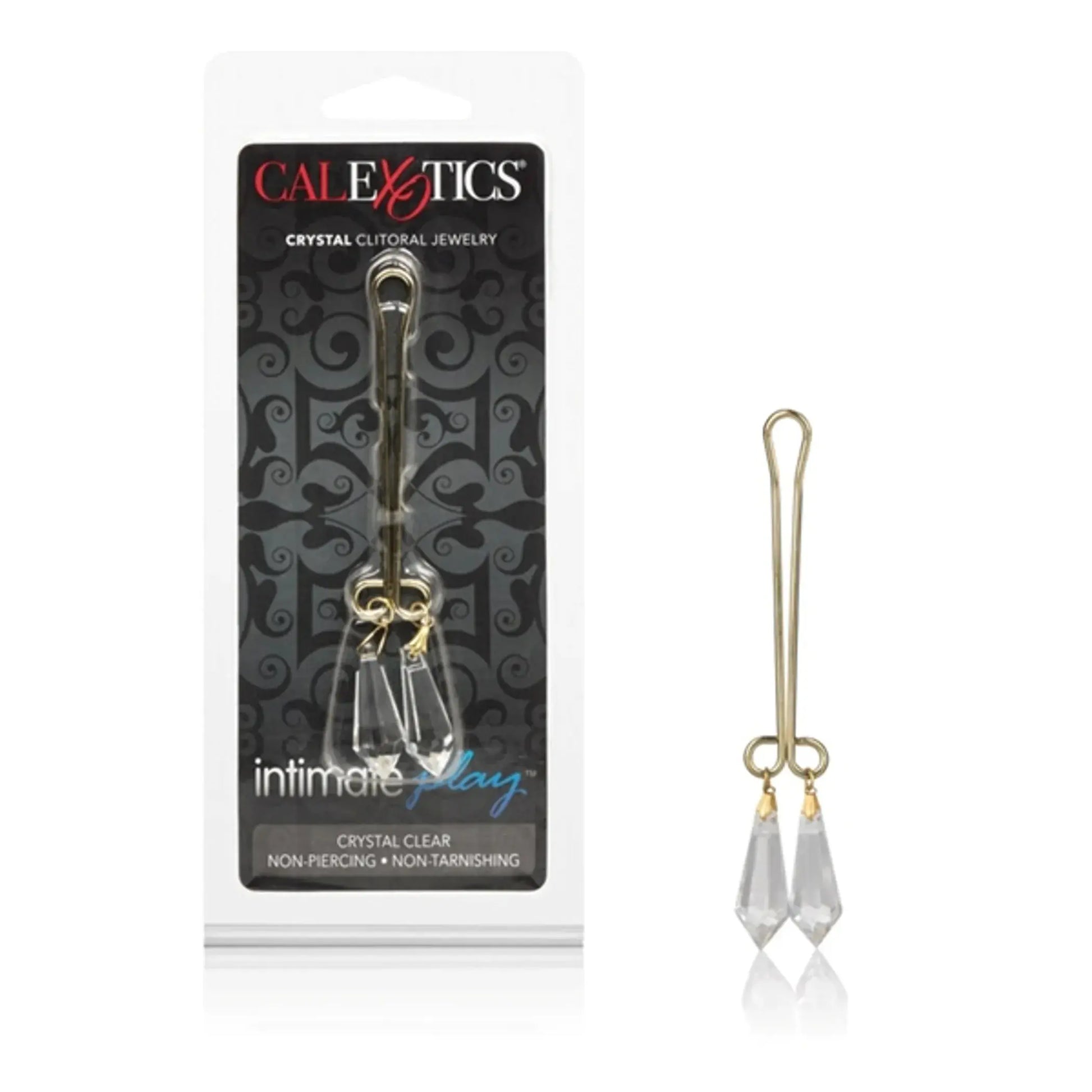Intimate Play Clit Clip Crystal Clear California Exotic Novelties