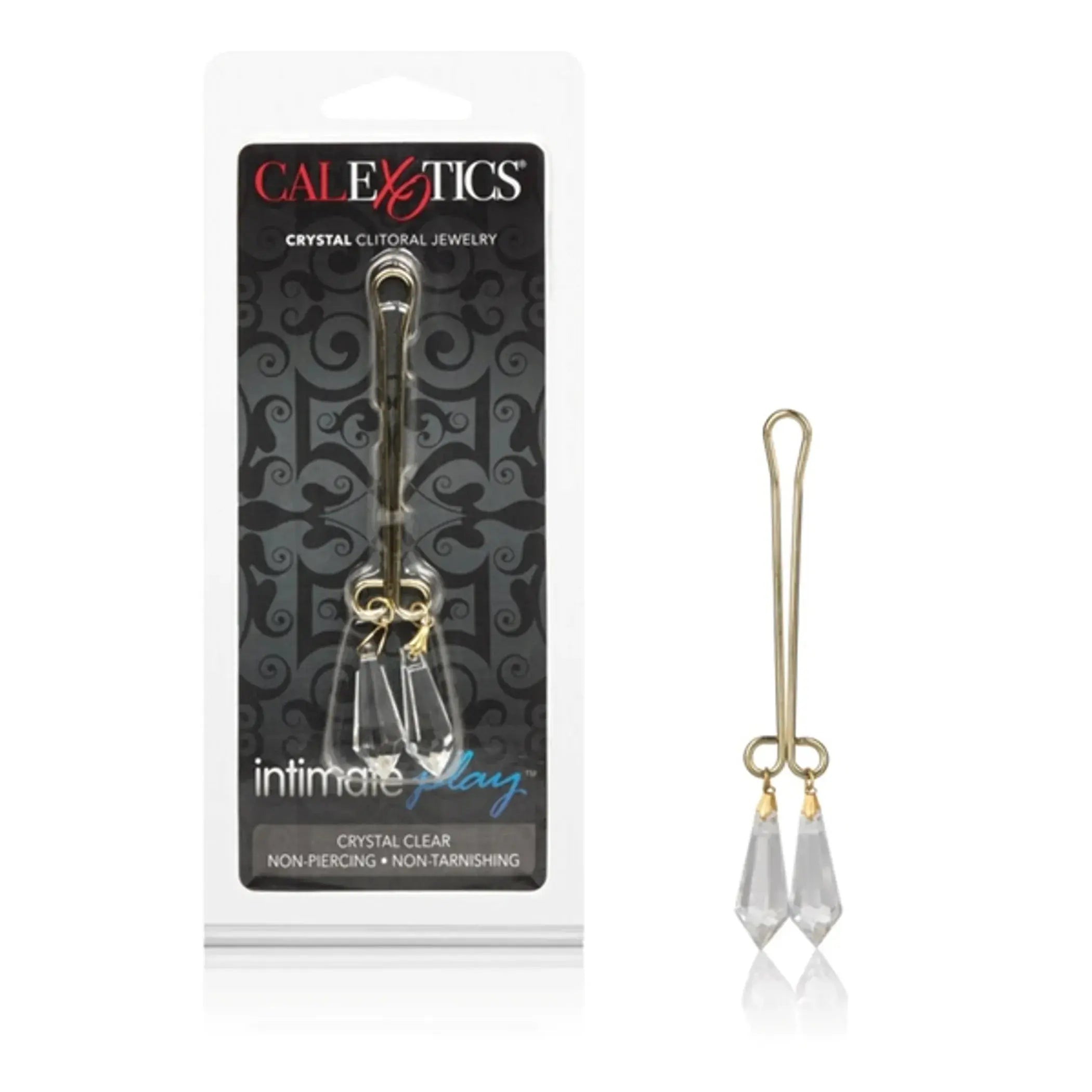 Intimate Play Clit Clip Crystal Clear California Exotic Novelties