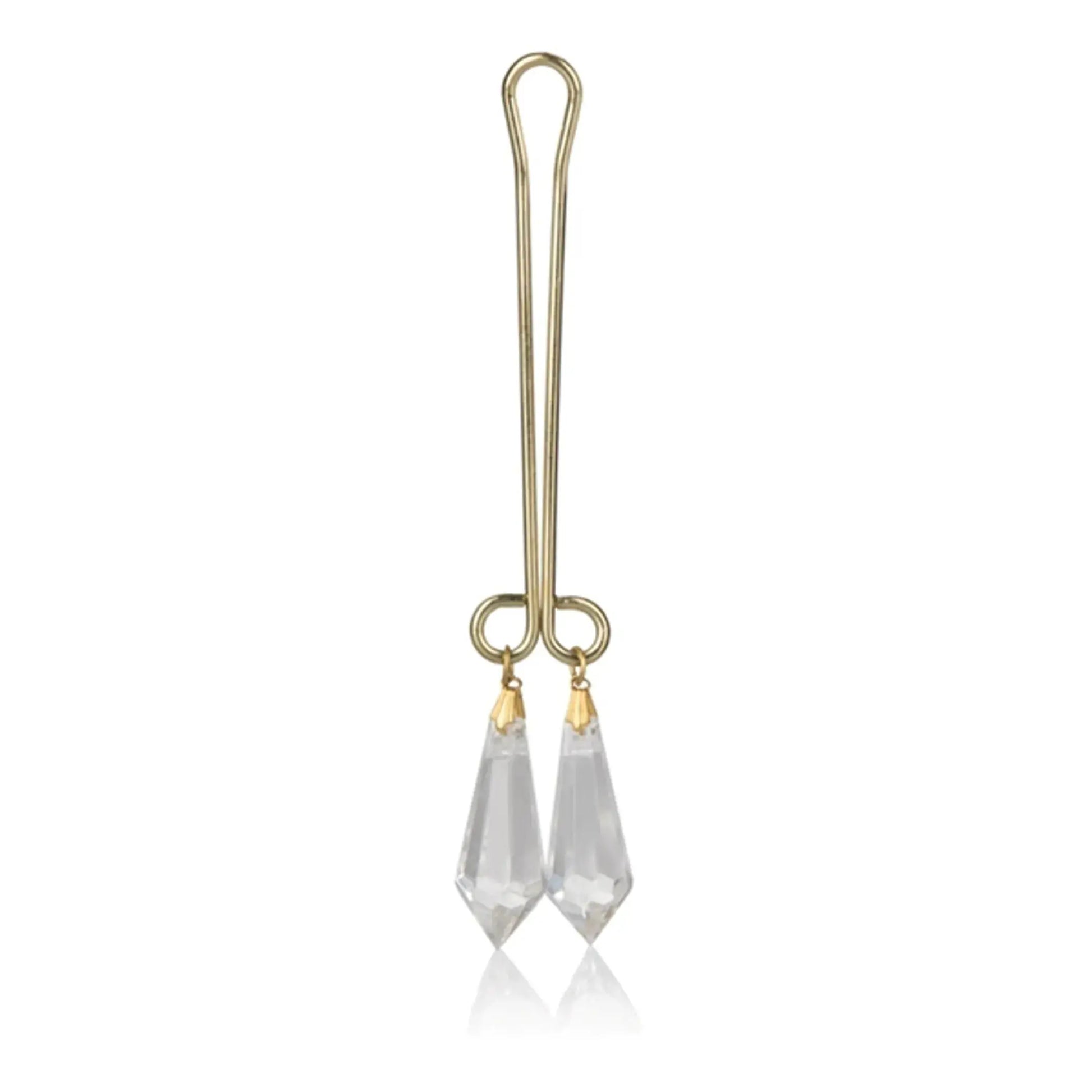 Intimate Play Clit Clip Crystal Clear California Exotic Novelties