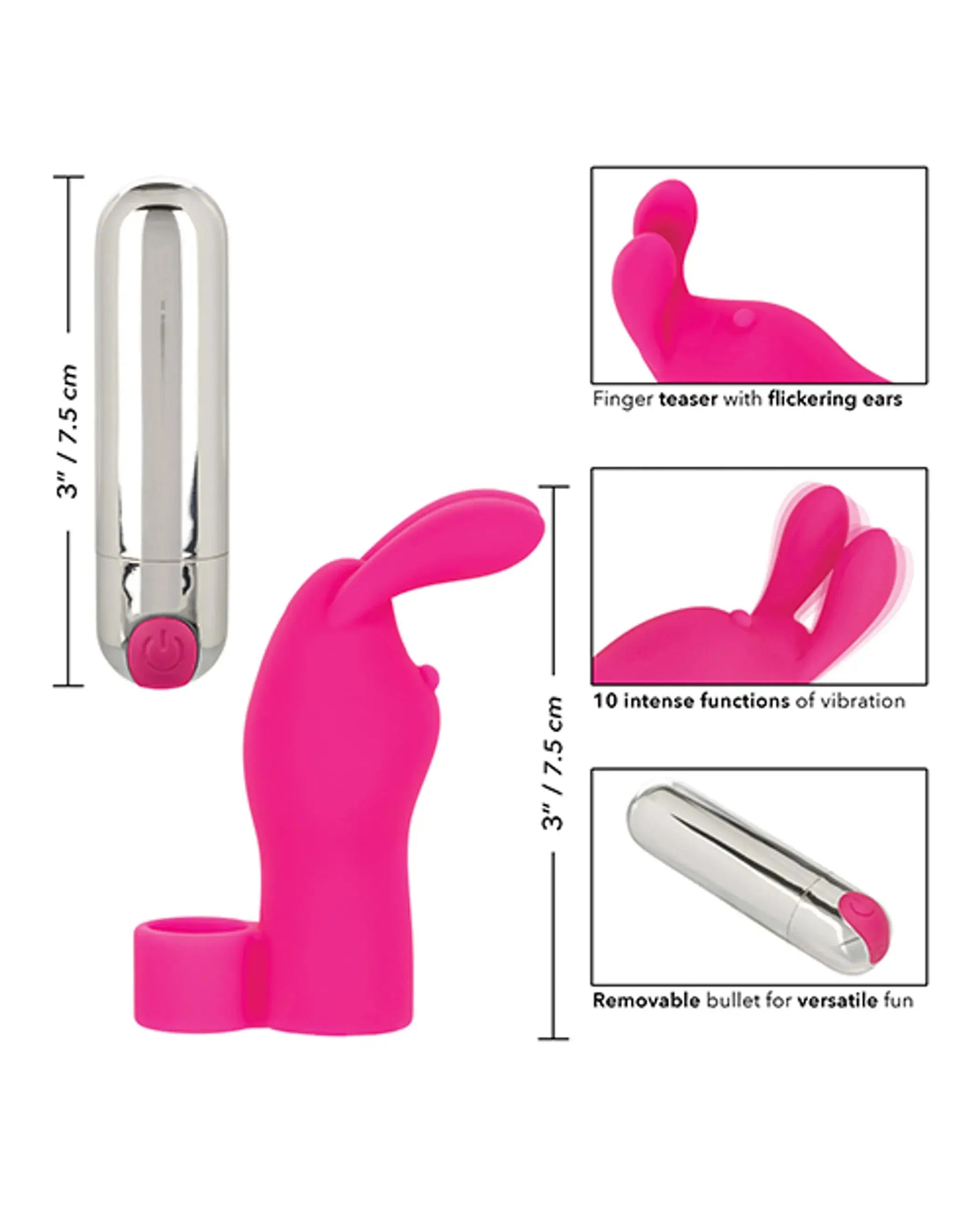 Intimate Play Rechargeable Finger Bunny California Exotic Novelties