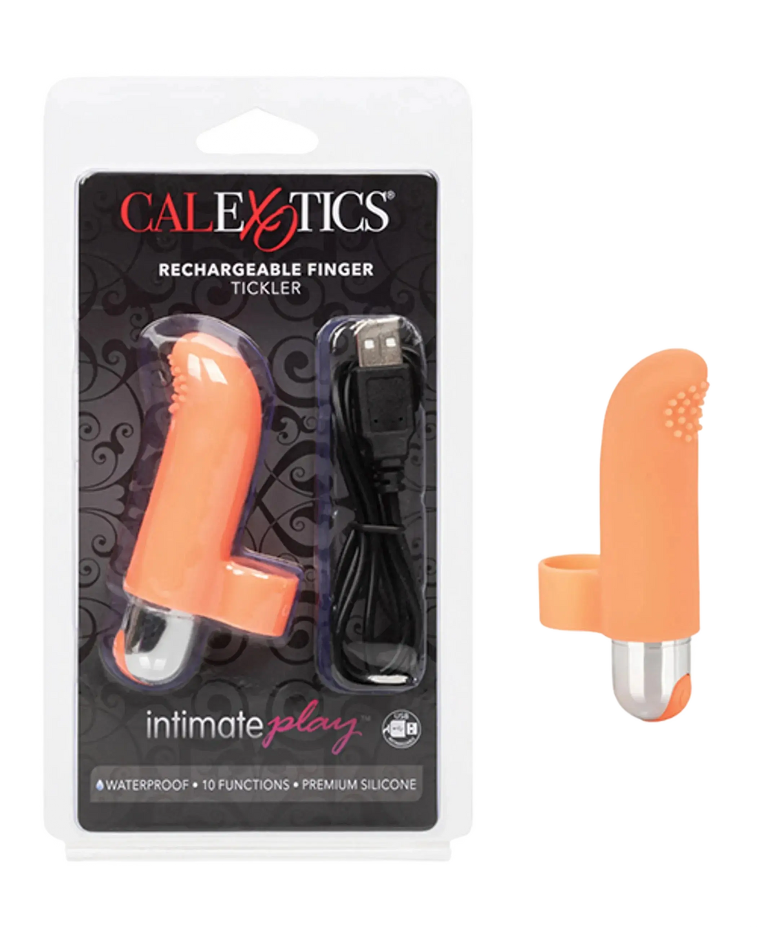 INTIMATE PLAY RECHARGEABLE FINGER TICKLER California Exotic Novelties