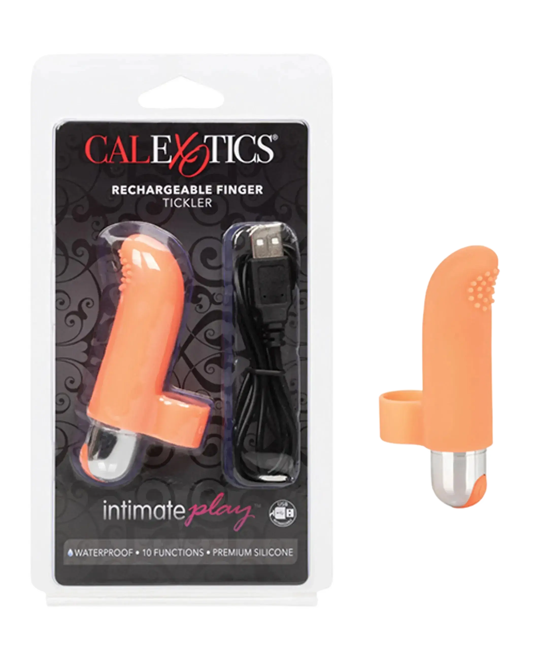 INTIMATE PLAY RECHARGEABLE FINGER TICKLER California Exotic Novelties