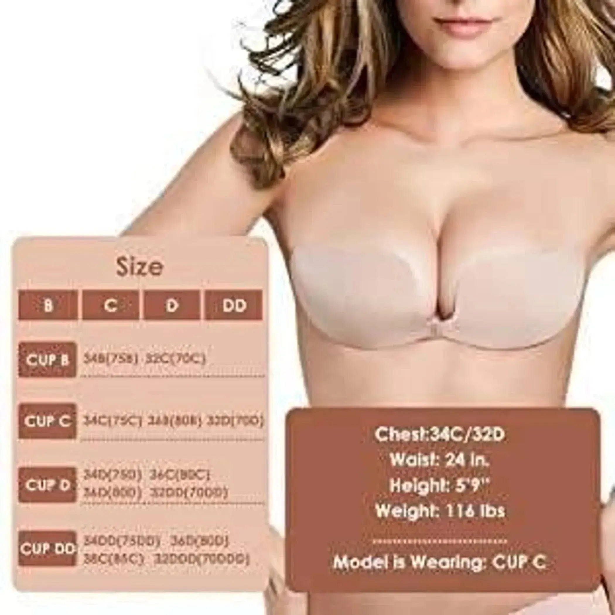 Invisible Strapless Bra For Large Bust With Underwire La Belle Fantastique