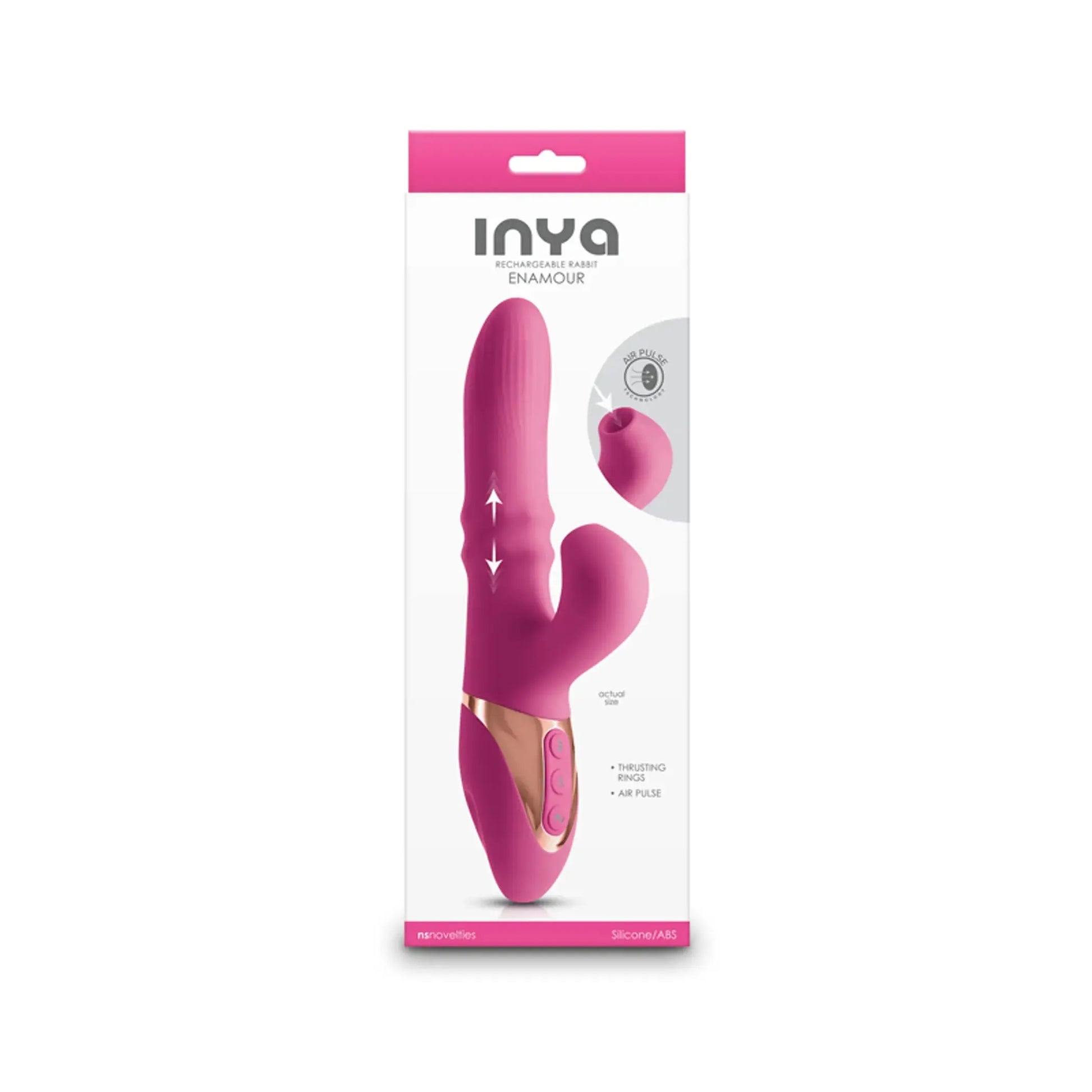 Inya Enamour Pink Rabbit Vibrator NS Novelties