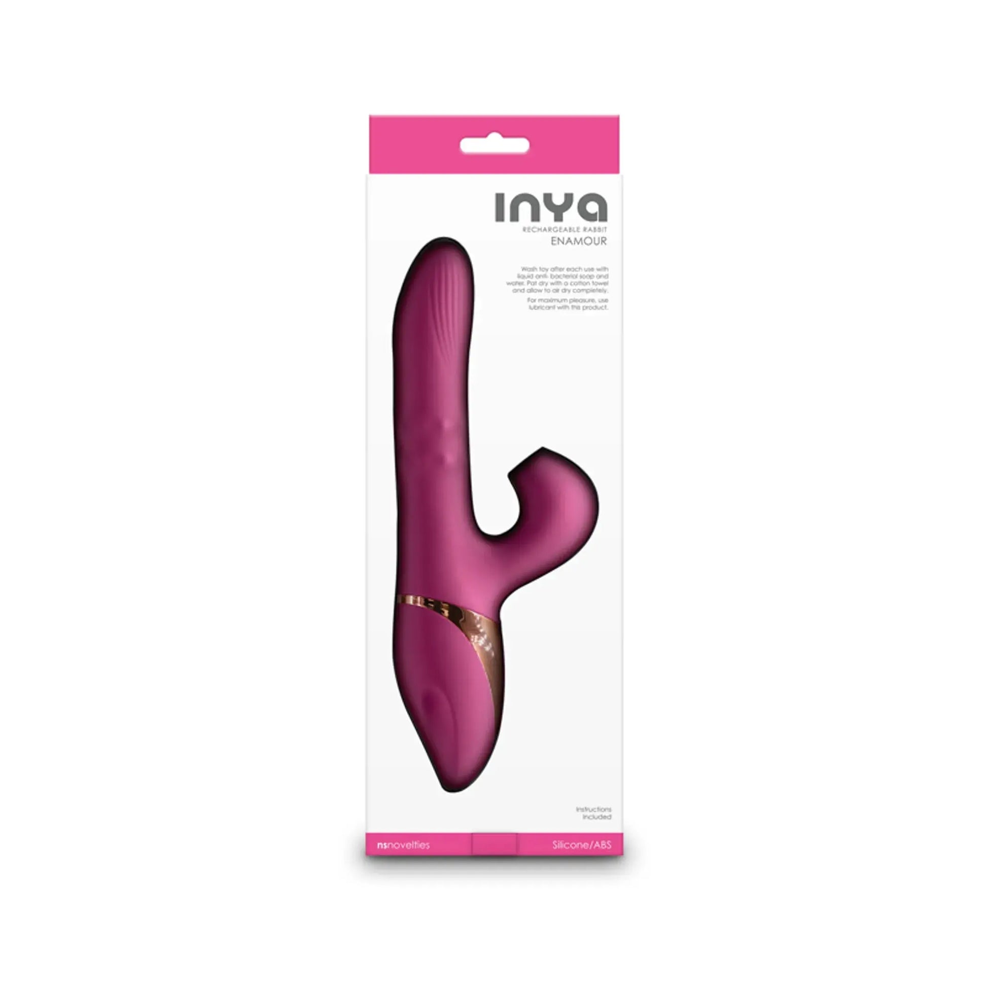 Inya Enamour Pink Rabbit Vibrator NS Novelties