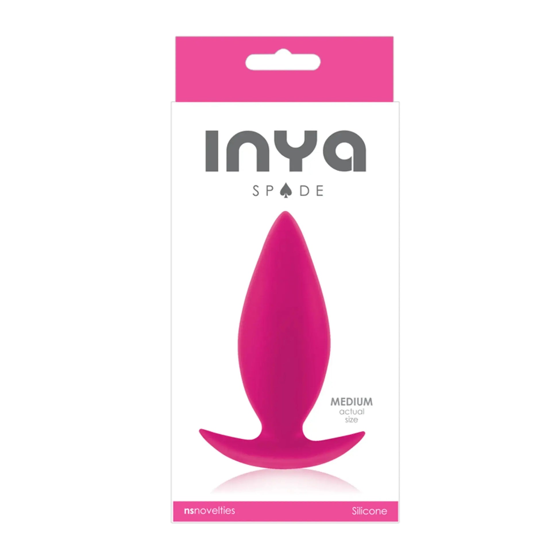 Inya Spades Medium Butt Plug Pink NS Novelties