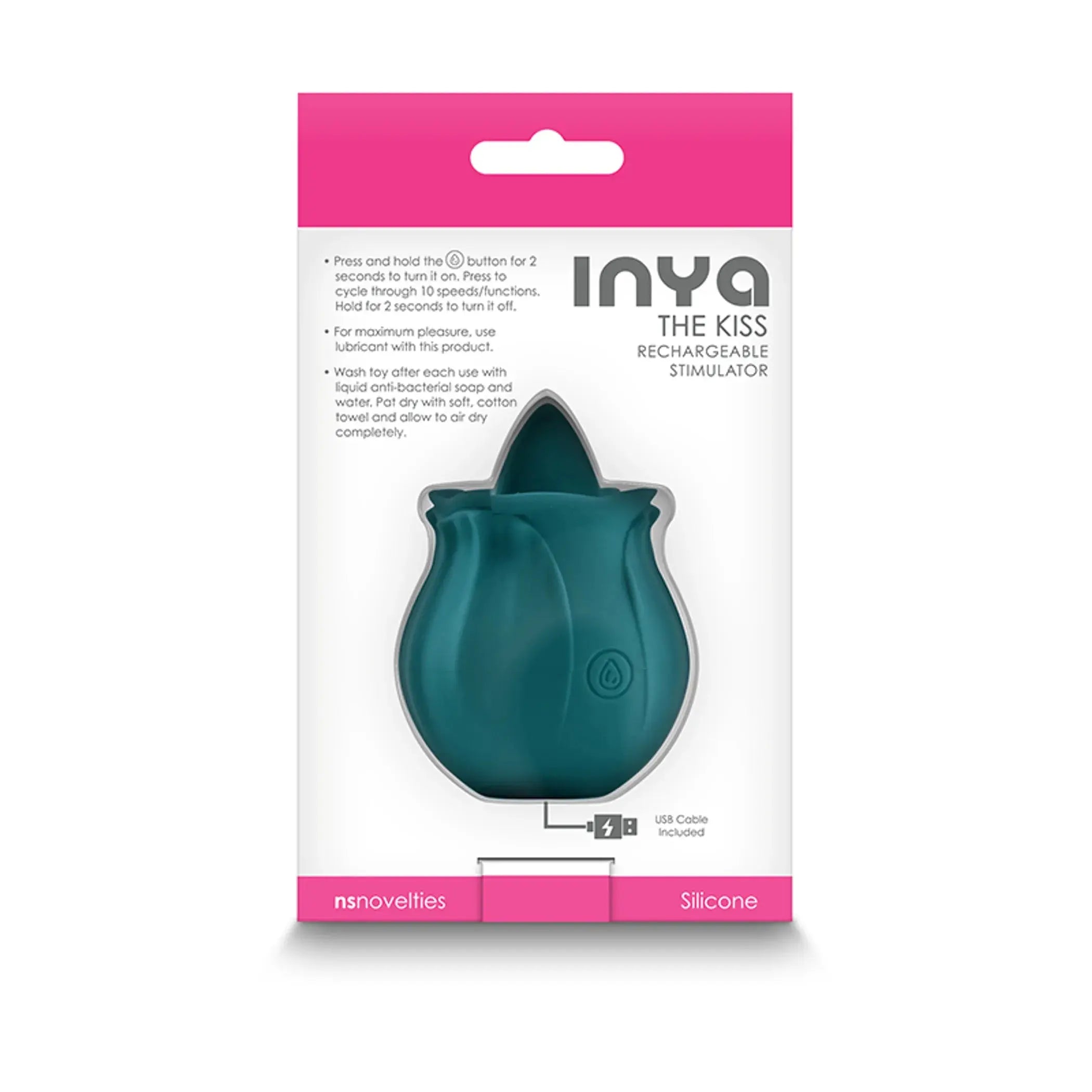 Inya The Kiss Dark Teal NS Novelties