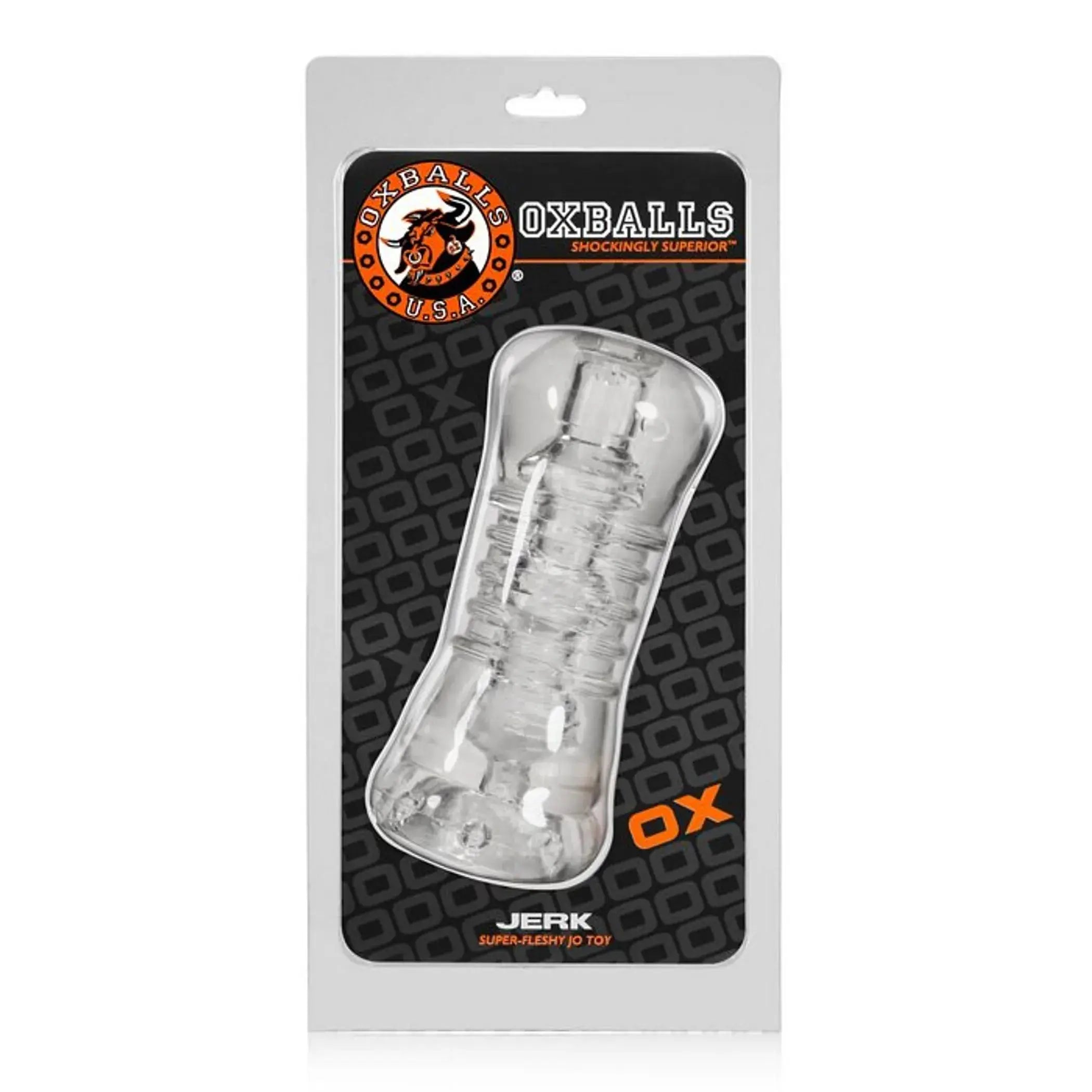 JERK JACK OFF TOY CLEAR (NET) OXBALLS