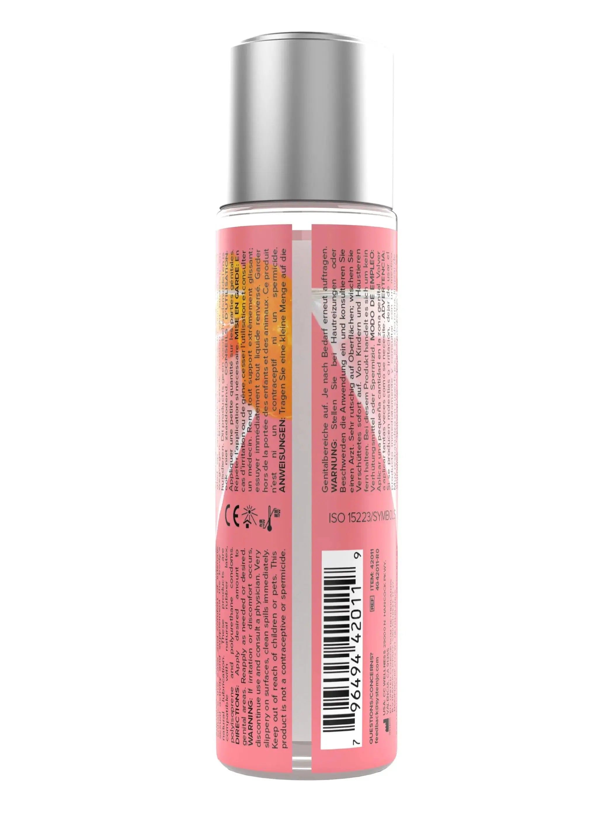JO Cocktails Cosmopolitan Flavored Lubricant 2 oz System JO