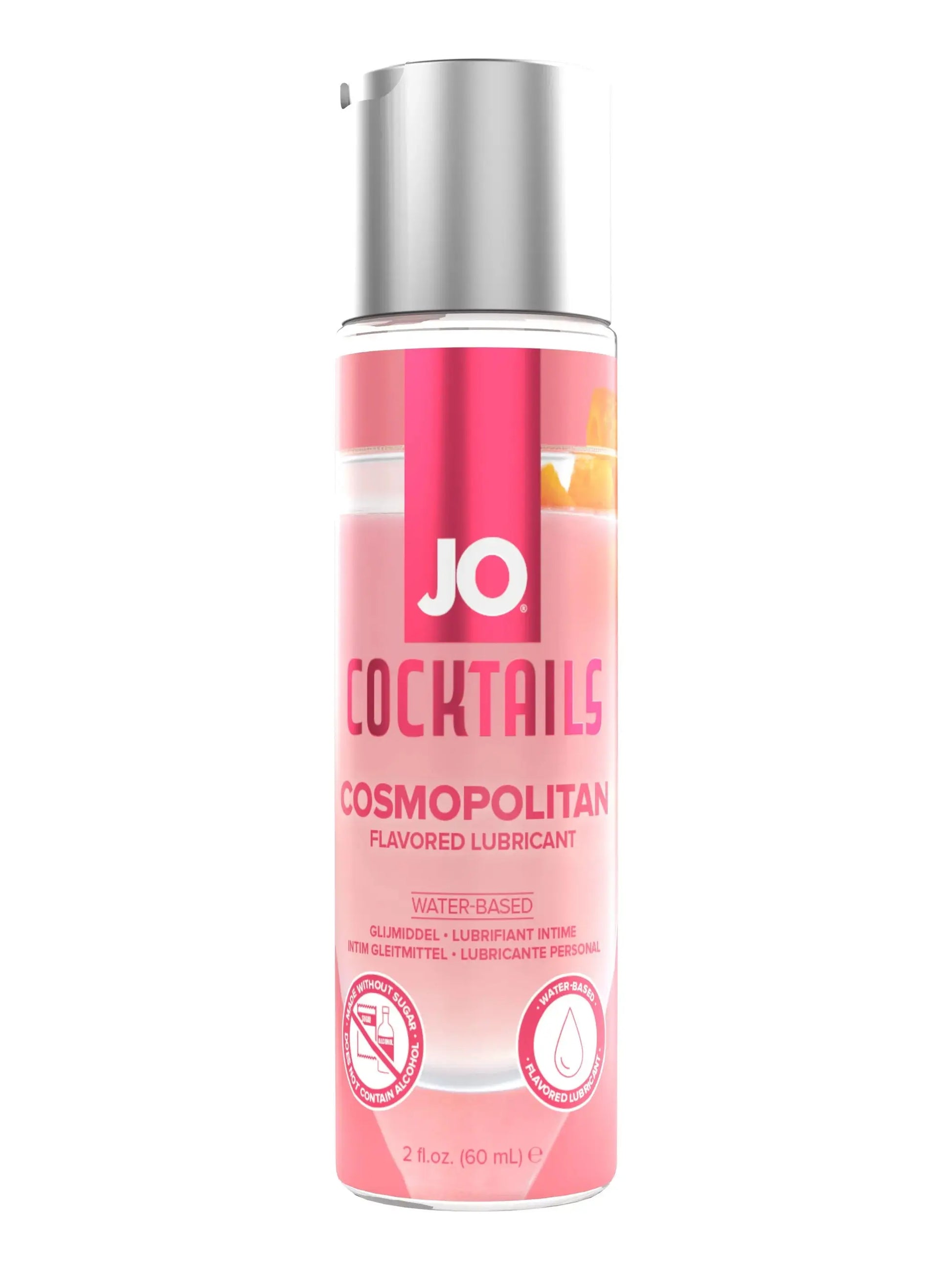 JO Cocktails Cosmopolitan Flavored Lubricant 2 oz System JO