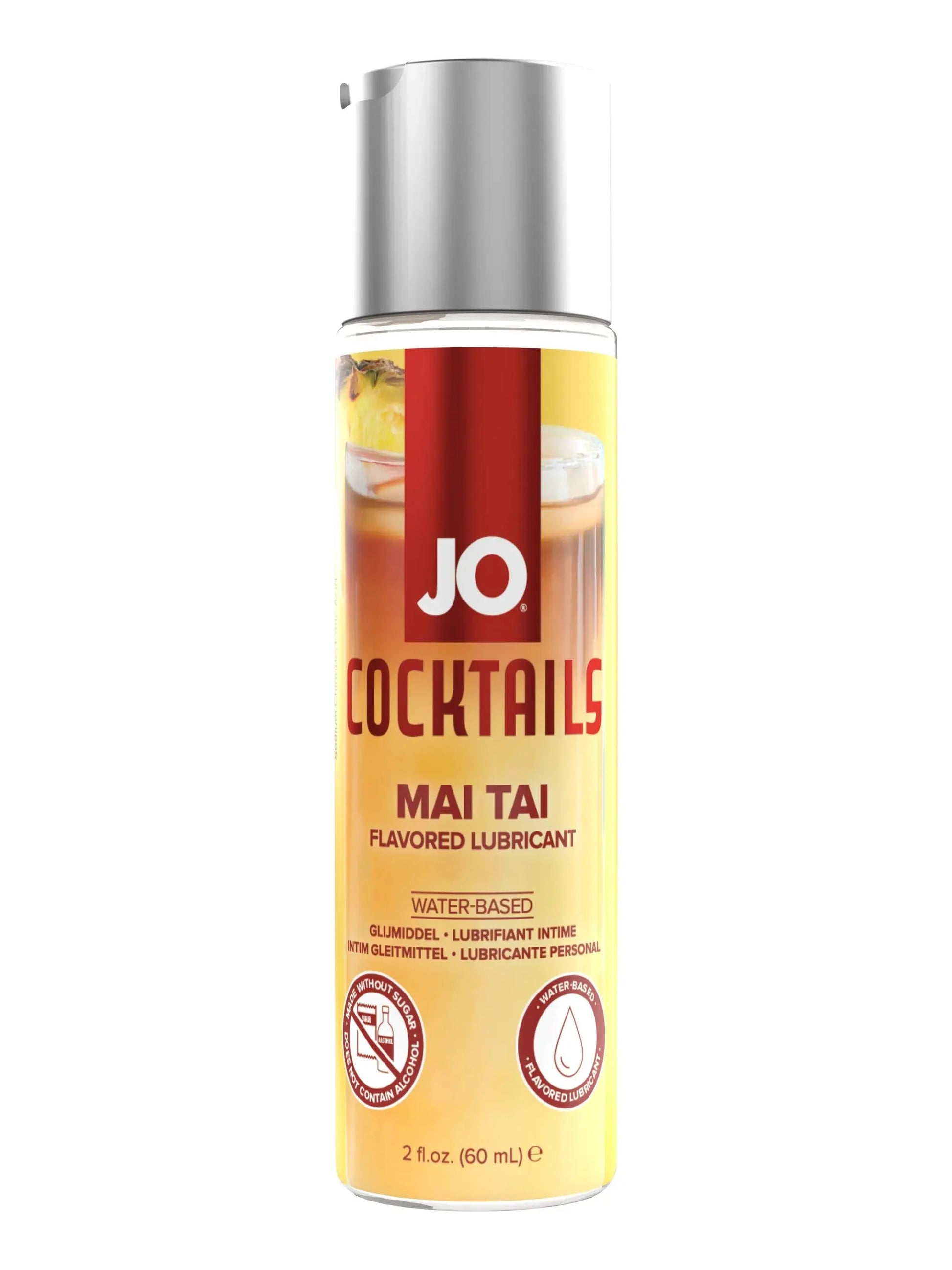 JO Cocktails Mai Tai Flavored Lubricant 2 oz System JO