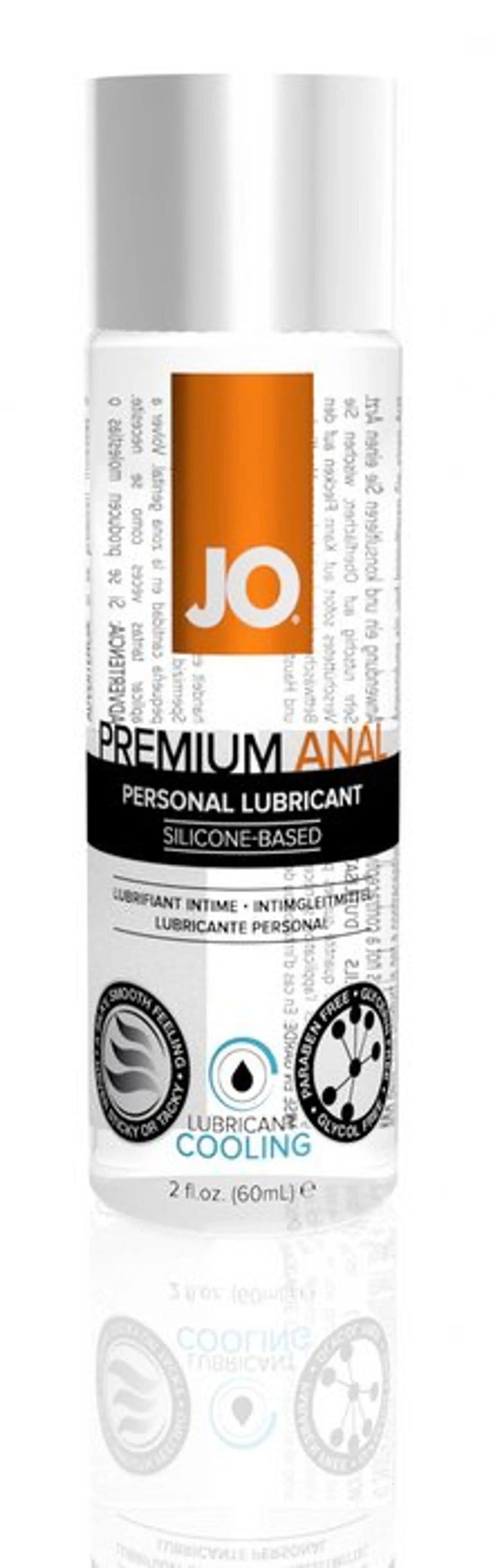 JO Cool Premium Anal Lubricant 2 oz System JO