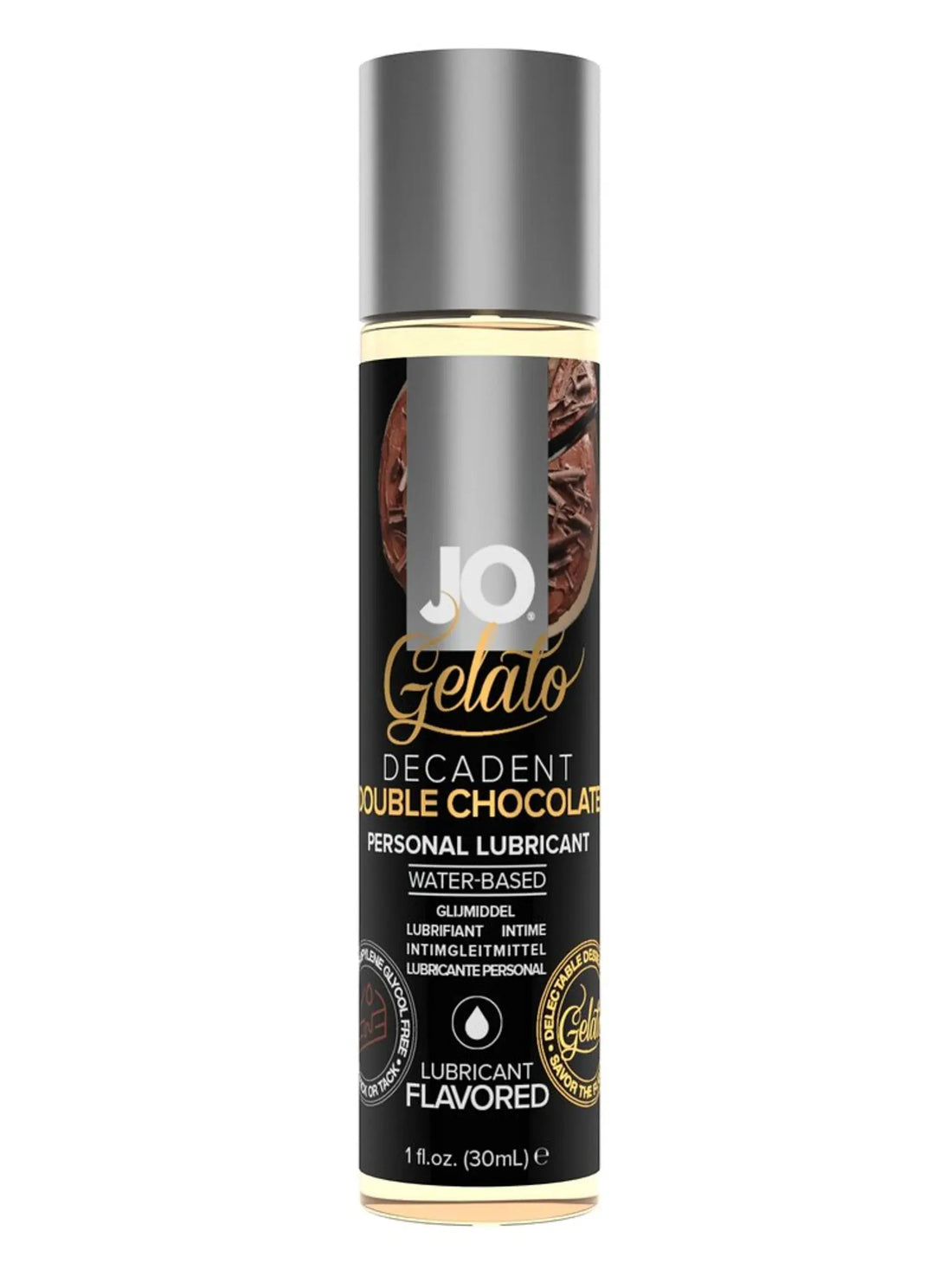 JO Gelato Decadent Double Chocolate Water-Based Lube 1oz System JO