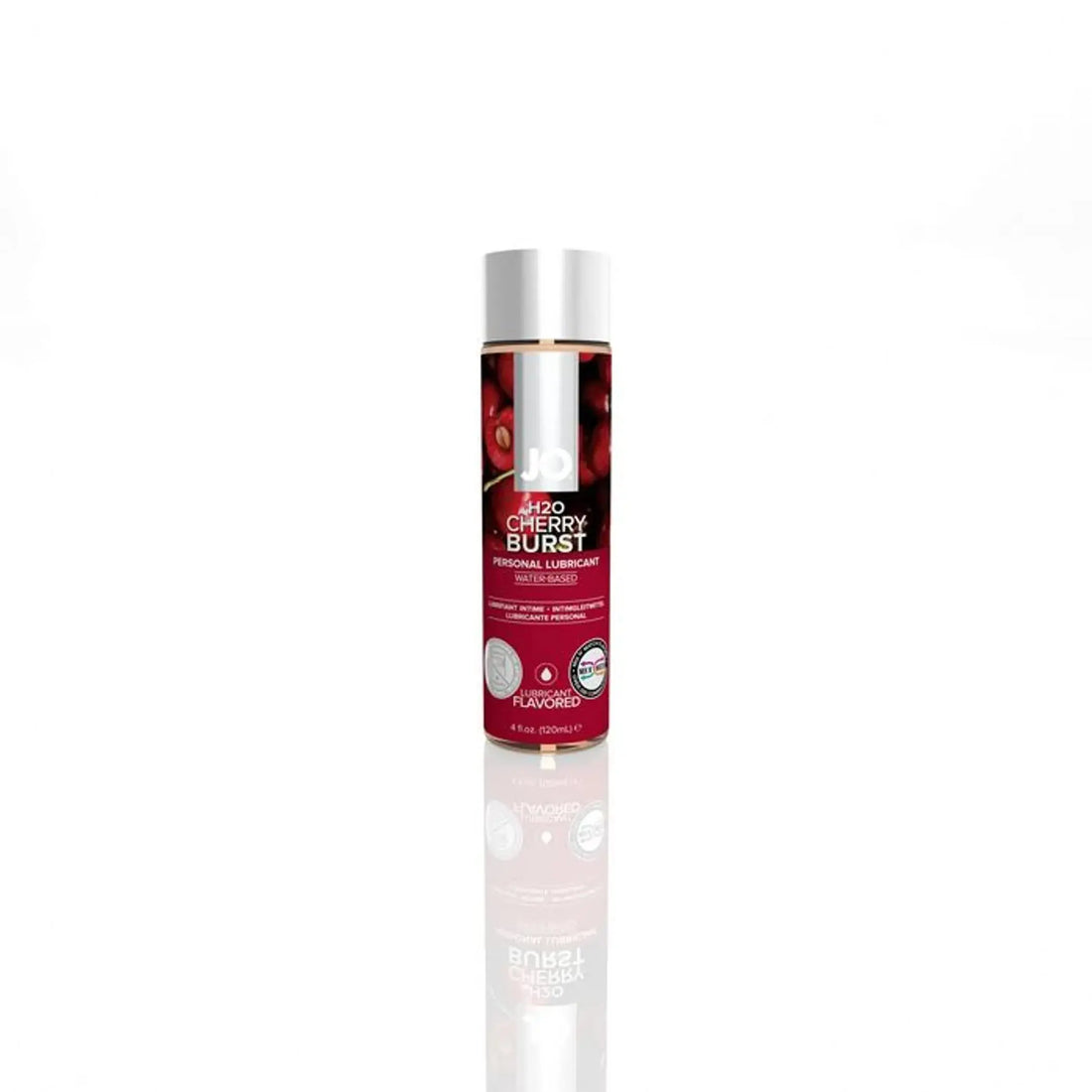 JO H2O Cherry Burst Flavored Lubricant 4 oz System JO