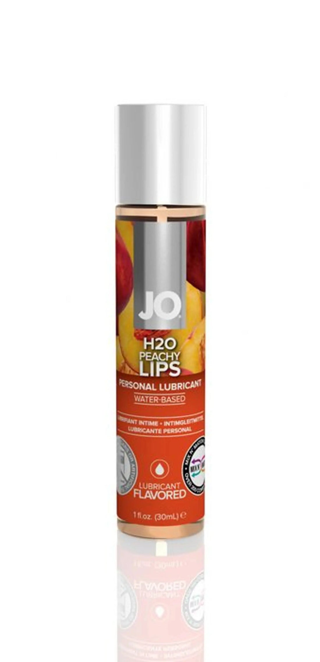 JO H2O Peachy Lips 1oz Lubricant System JO