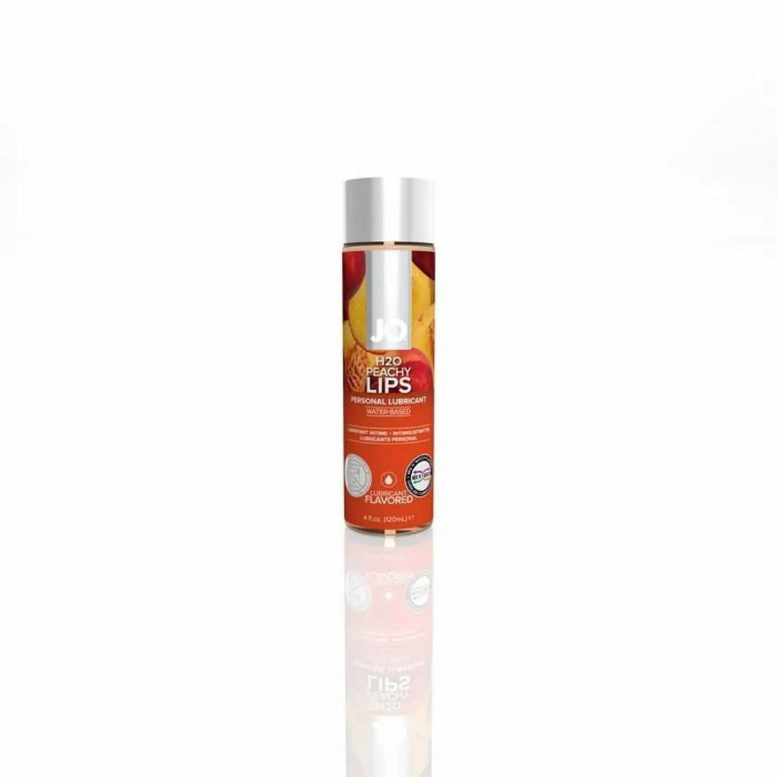 JO H2O Peachy Lips 4 oz Flavored Lube System JO