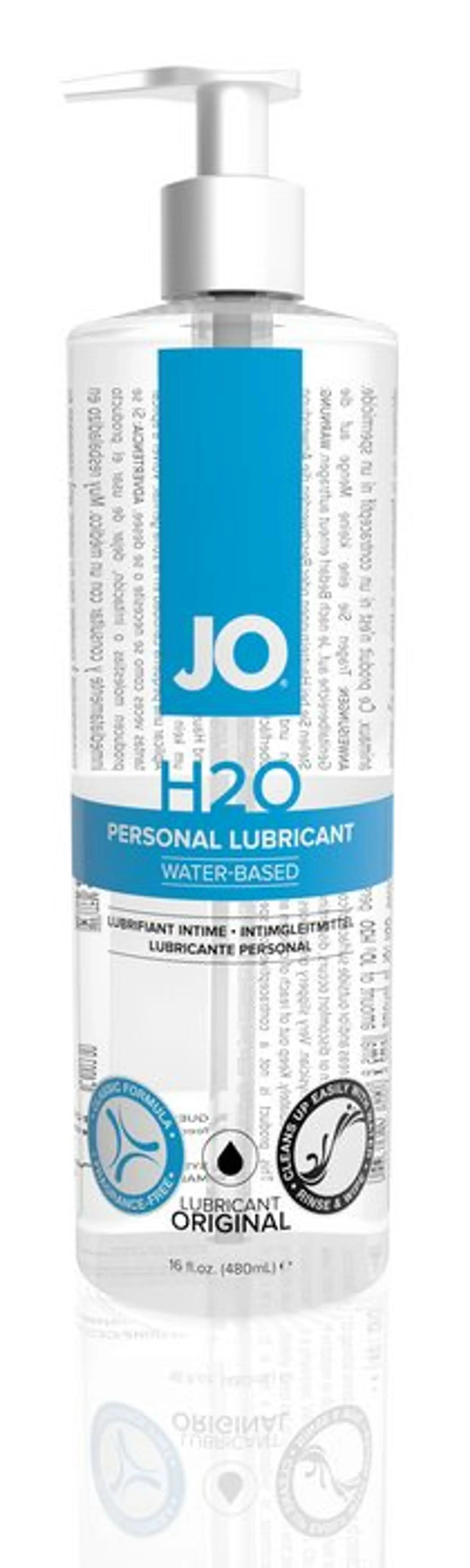 JO H2O Personal Lube 16oz System JO