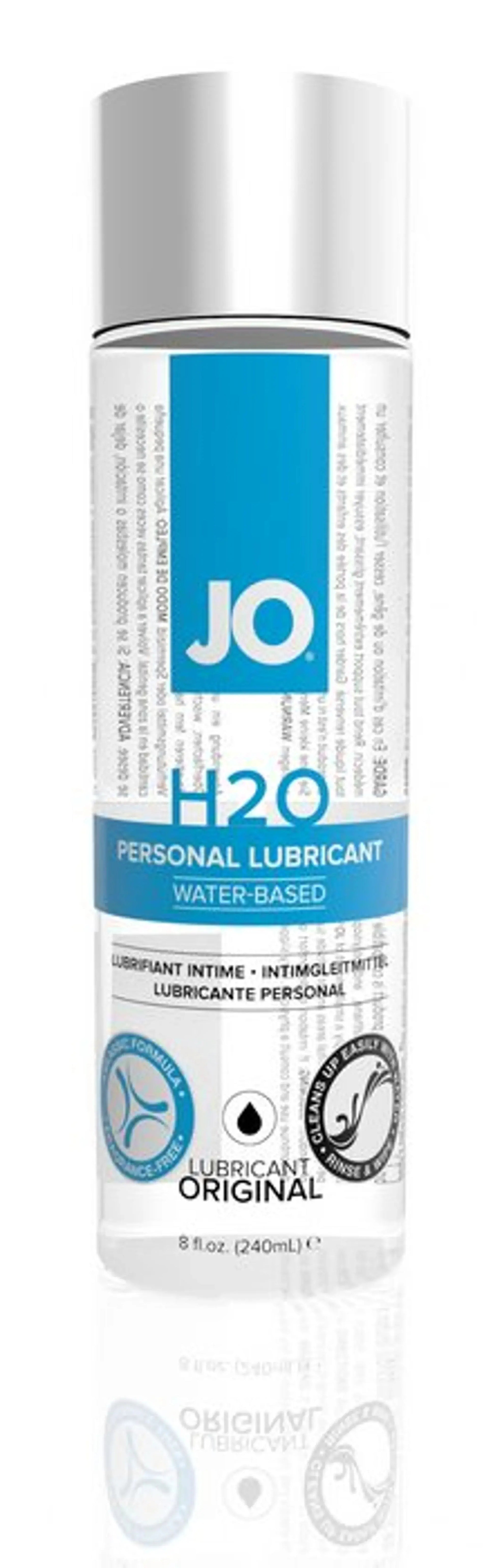 JO H2O Personal Lube H2O 8 oz System JO