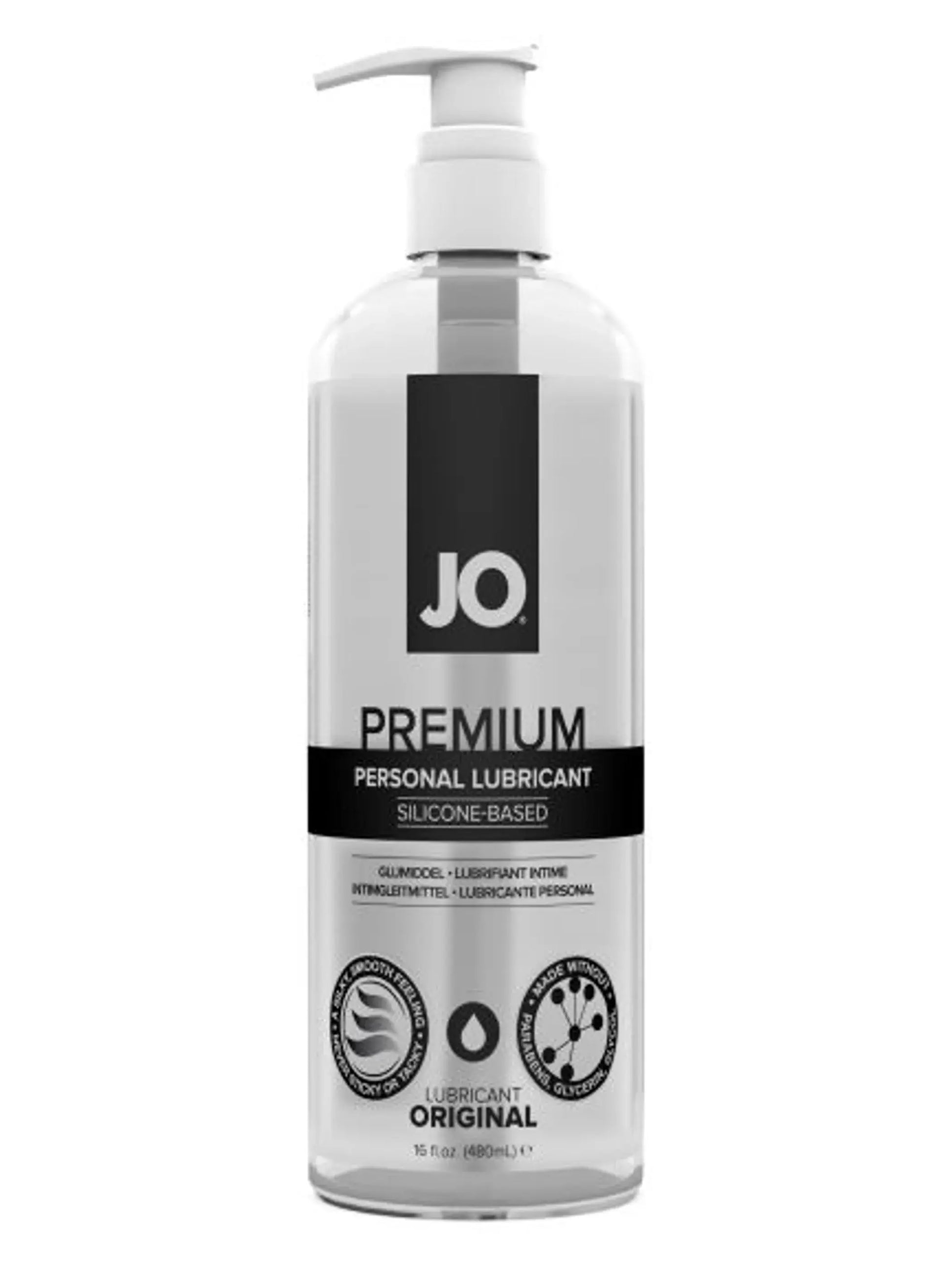 JO Premium Silicone Lubricant 16 oz System JO