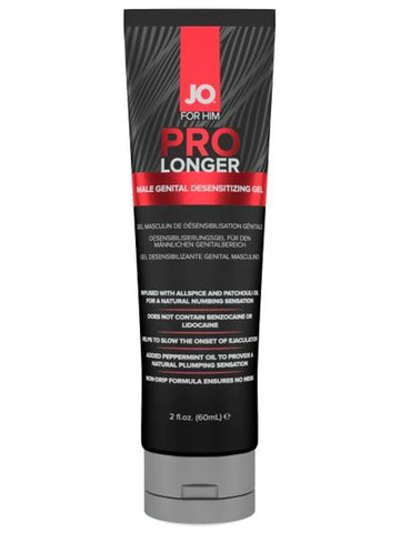 JO Prolonger Gel Desensitizer Benzocaine Free 2 Oz System JO