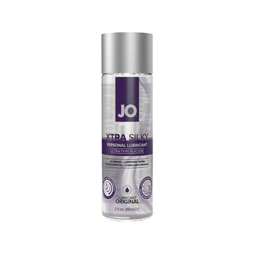 JO Xtra Silky Ultra-Thin Silicone Lubricant 2 fl oz System JO