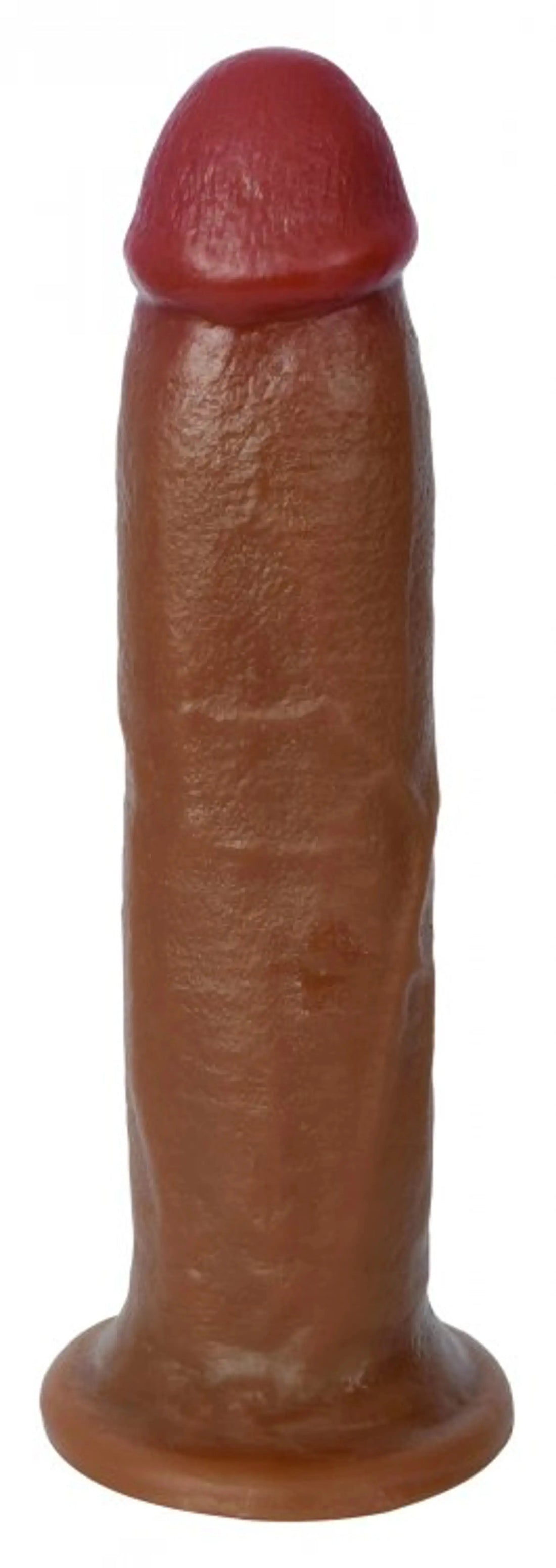 JOCK BARESKIN 8IN LATTE DILDO CURVE NOVELTIES