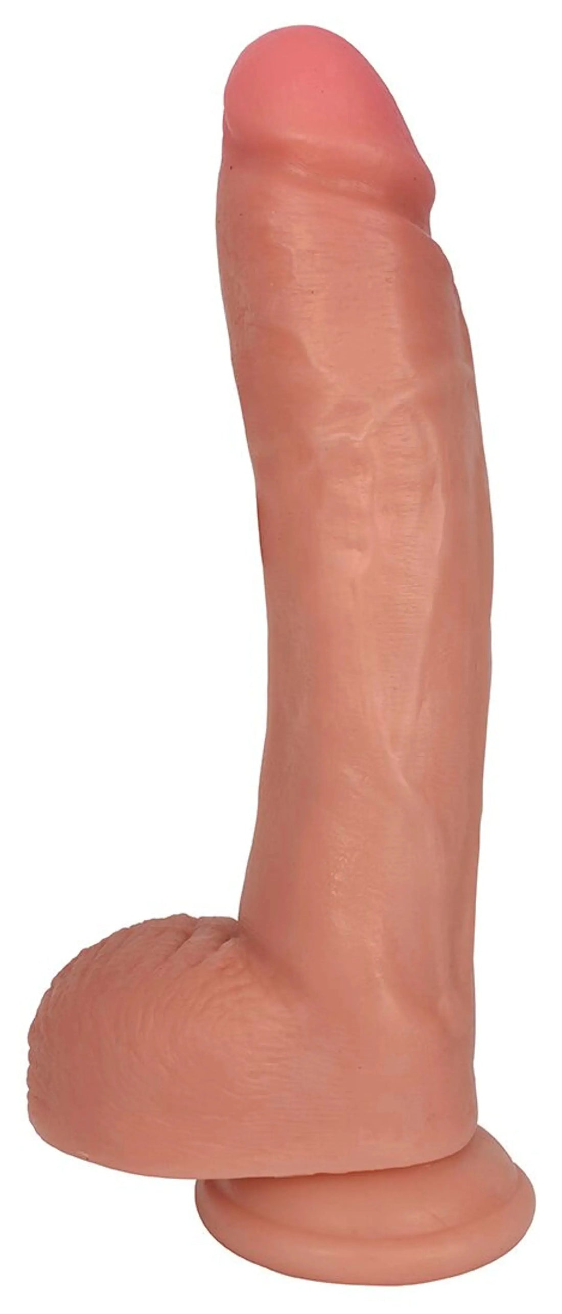 JOCK DONG W/BALLS 10IN BEIGE CURVE NOVELTIES
