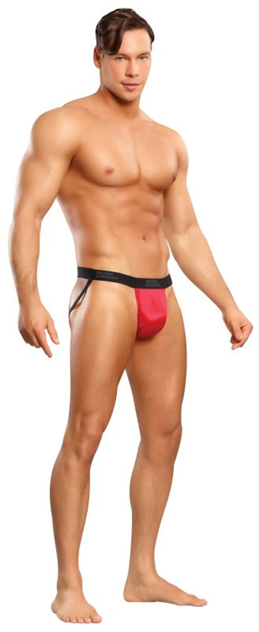 JOCK SATIN LYCRA RED Male Power Lingerie