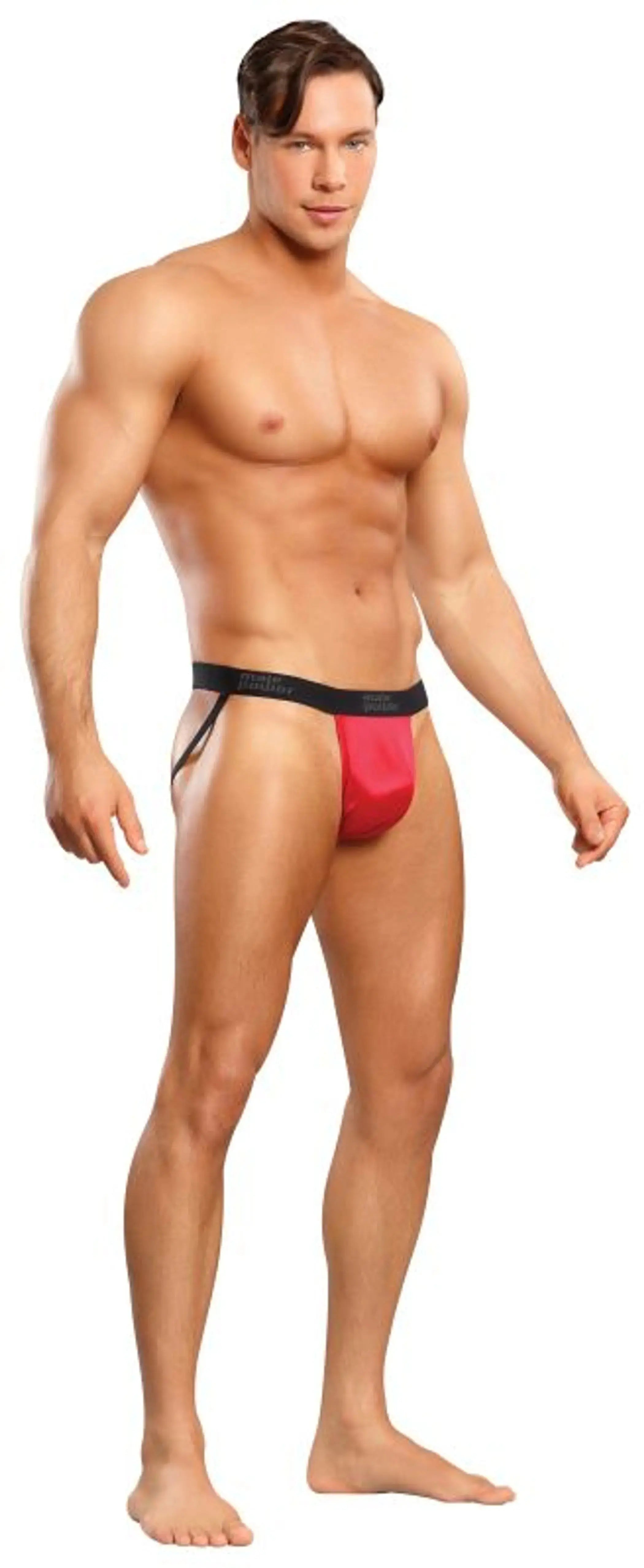 JOCK SATIN LYCRA RED Male Power Lingerie