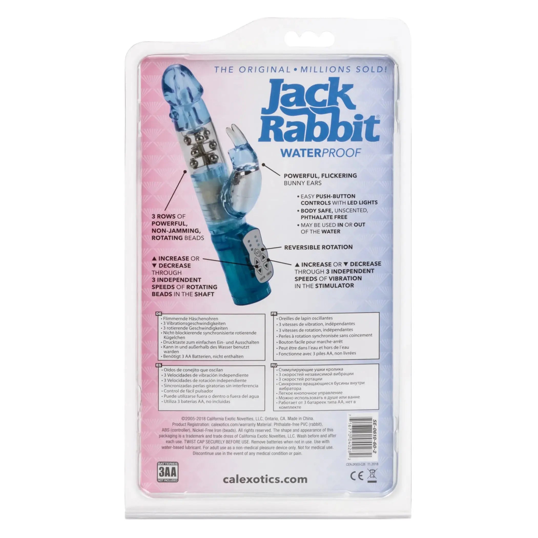 Jack Rabbit Blue Vibrator California Exotic Novelties