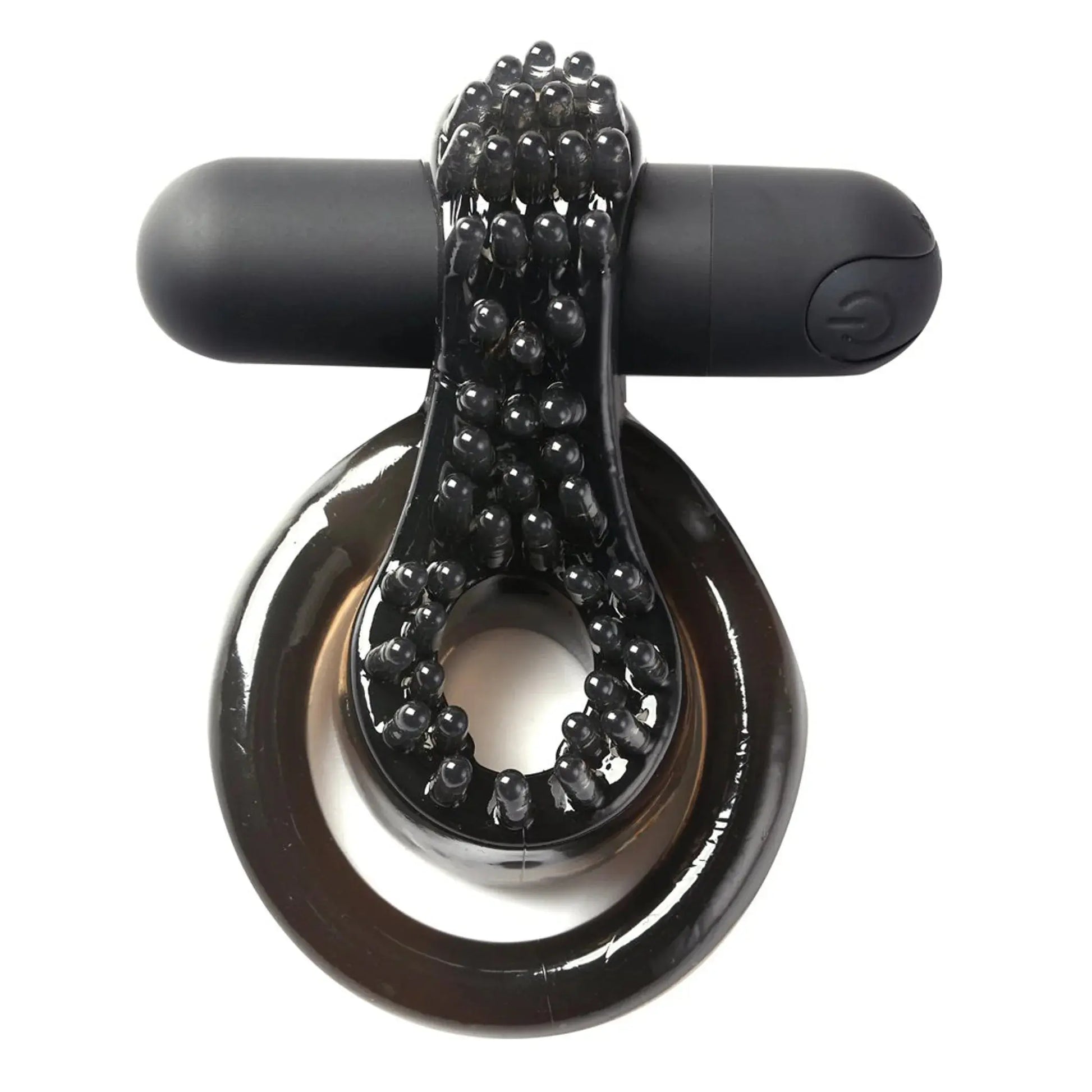 Jagger Rechargeable Vibrating Ring Black Sleeve Maia Toys