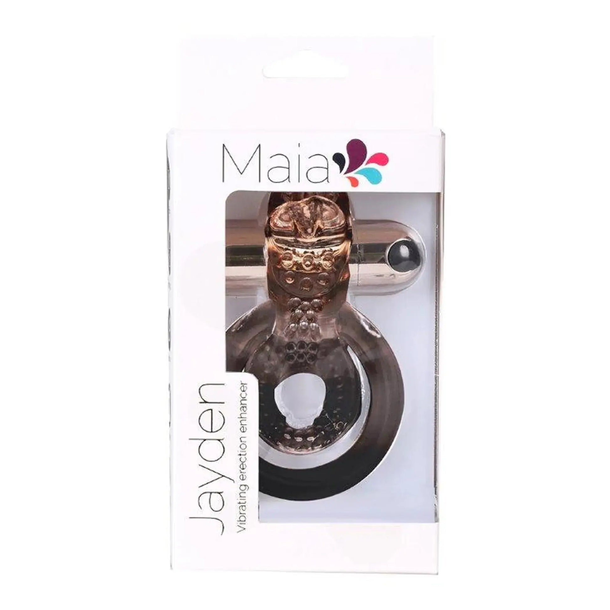 Jayden Rose Gold Rechargeable Vibrating Ring Maia Toys