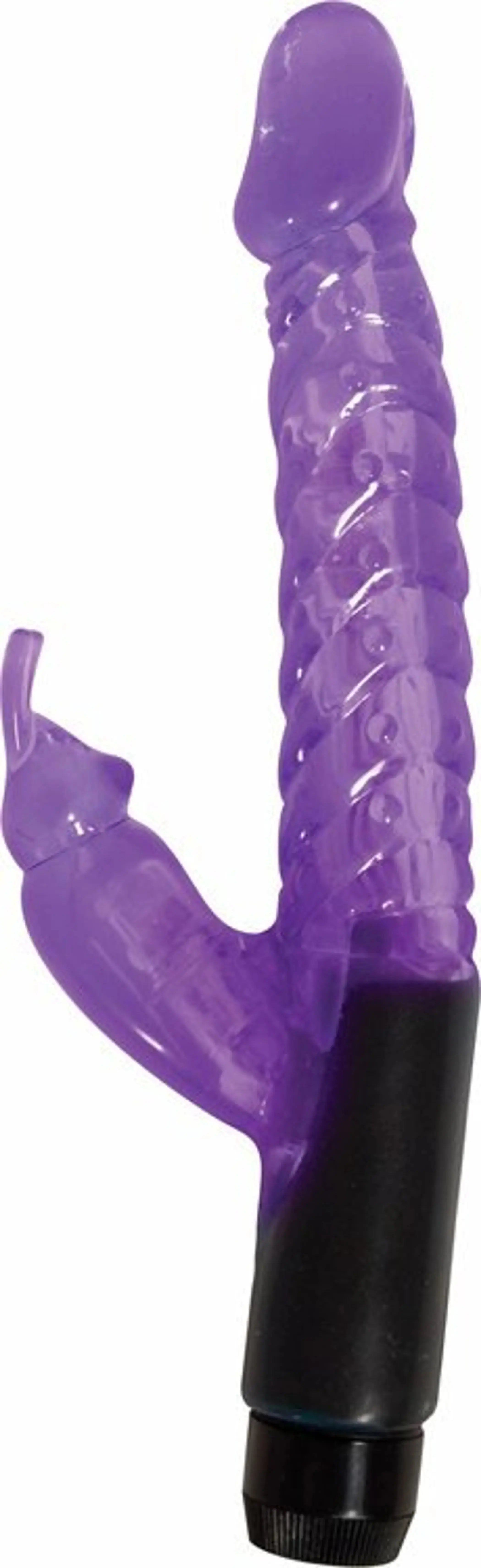 Jelly Mini Rabbit Vibro Wand Purple Nasstoys