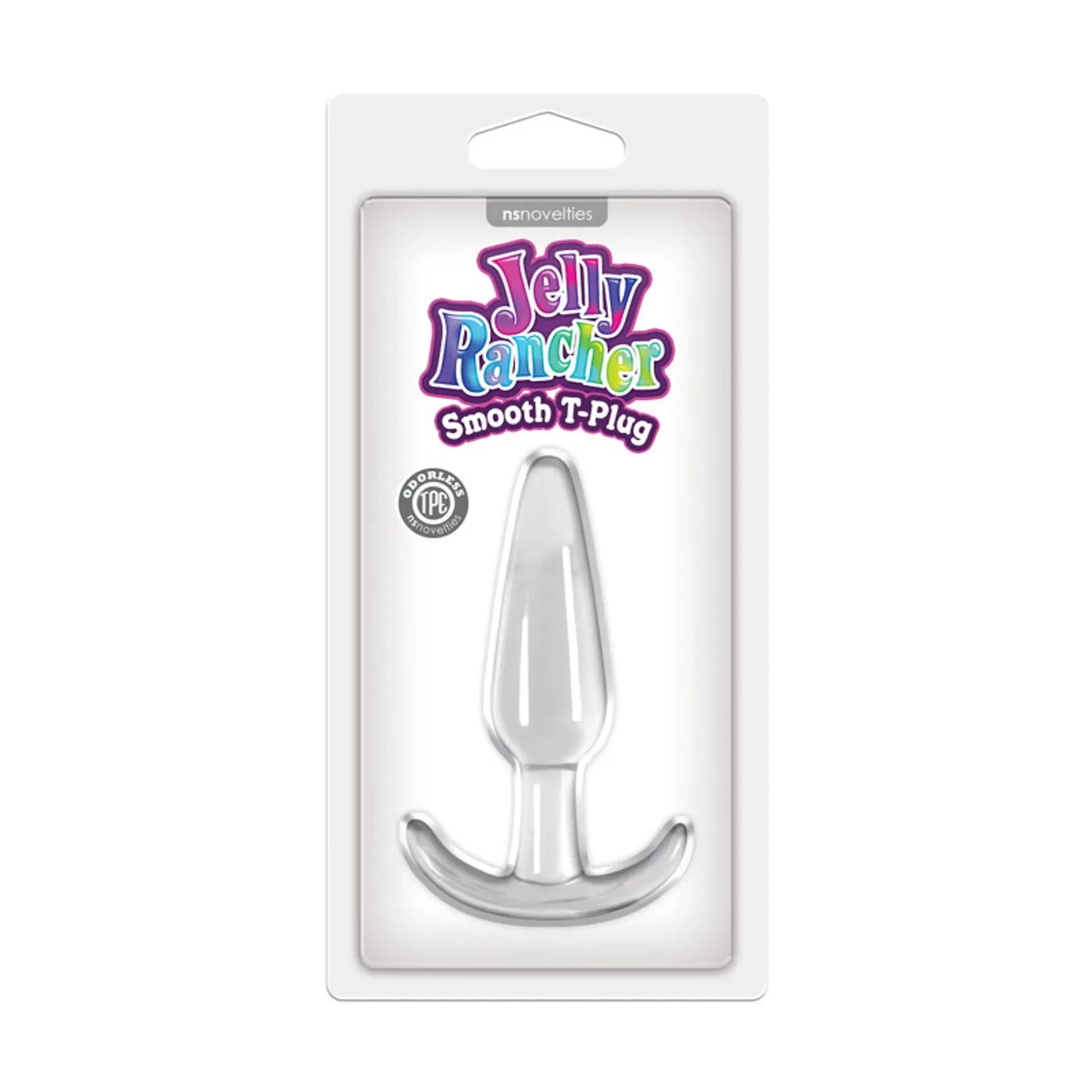 Jelly Rancher T-Plug Smooth Clear NS Novelties