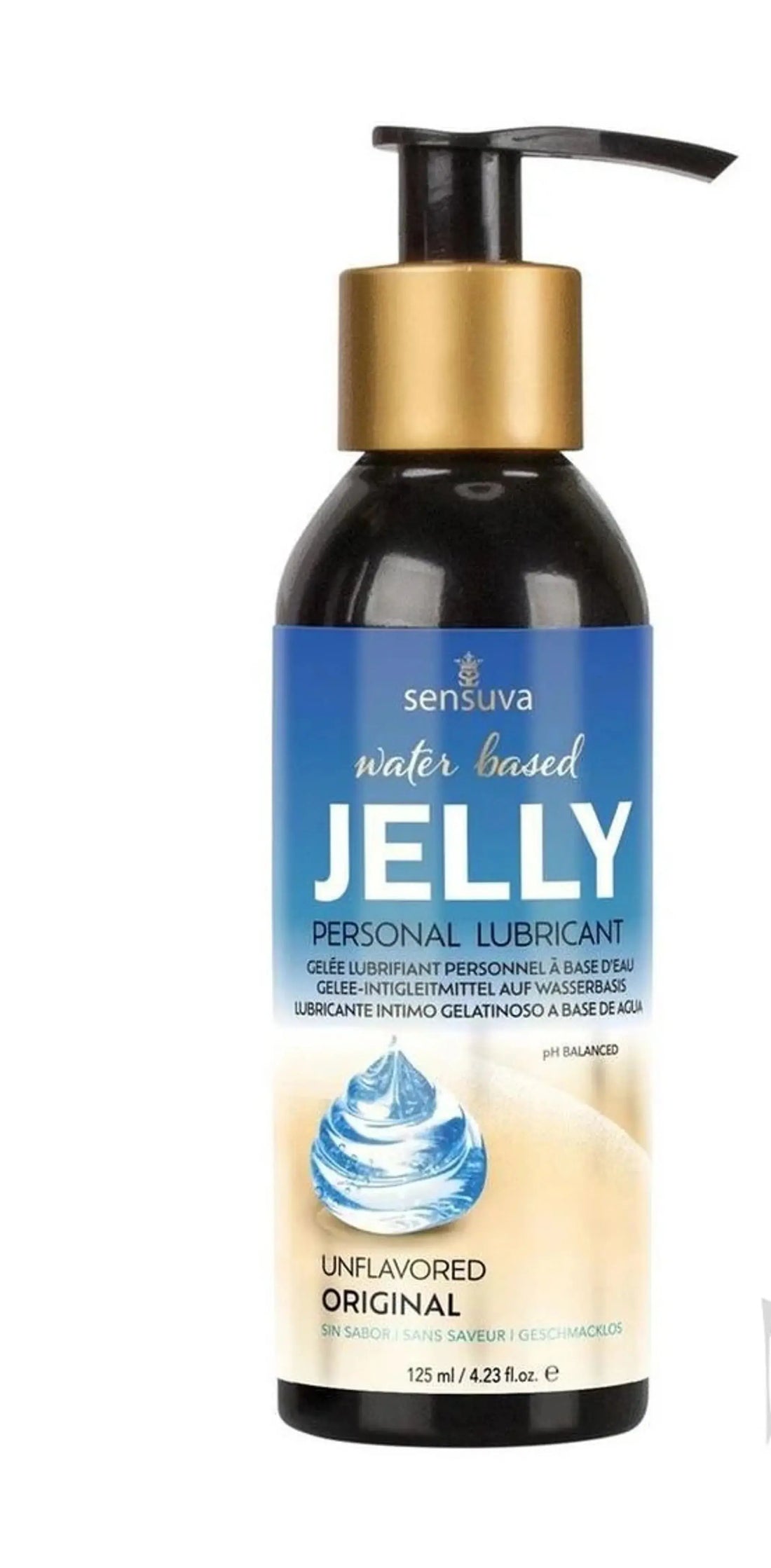 Jelly Water Based Personal Lubricant 125ml Sensuva