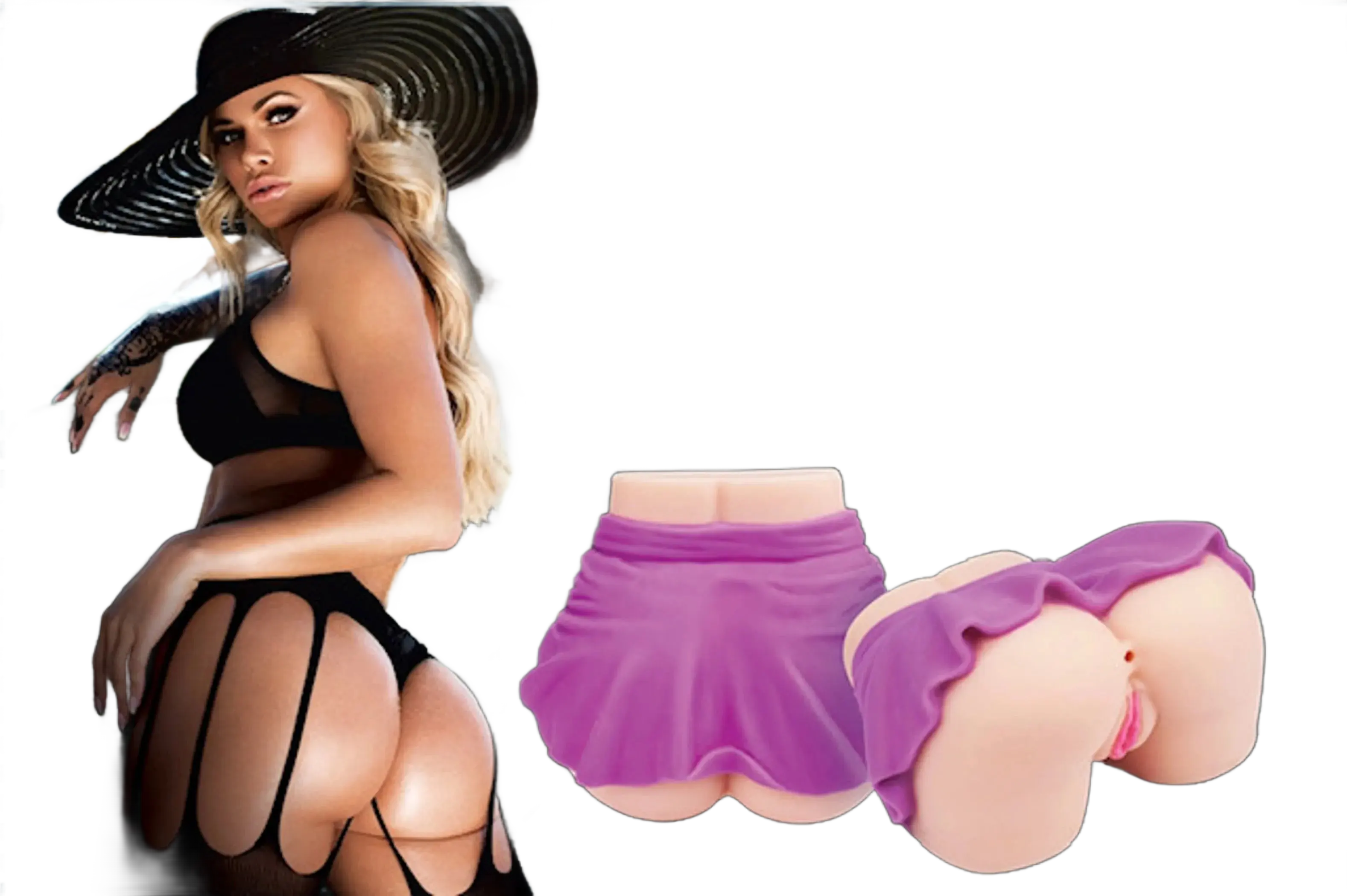 JESSA RHODES MINI SKIRT PXSSY& ANUS MASTURBATOR Cousins Group