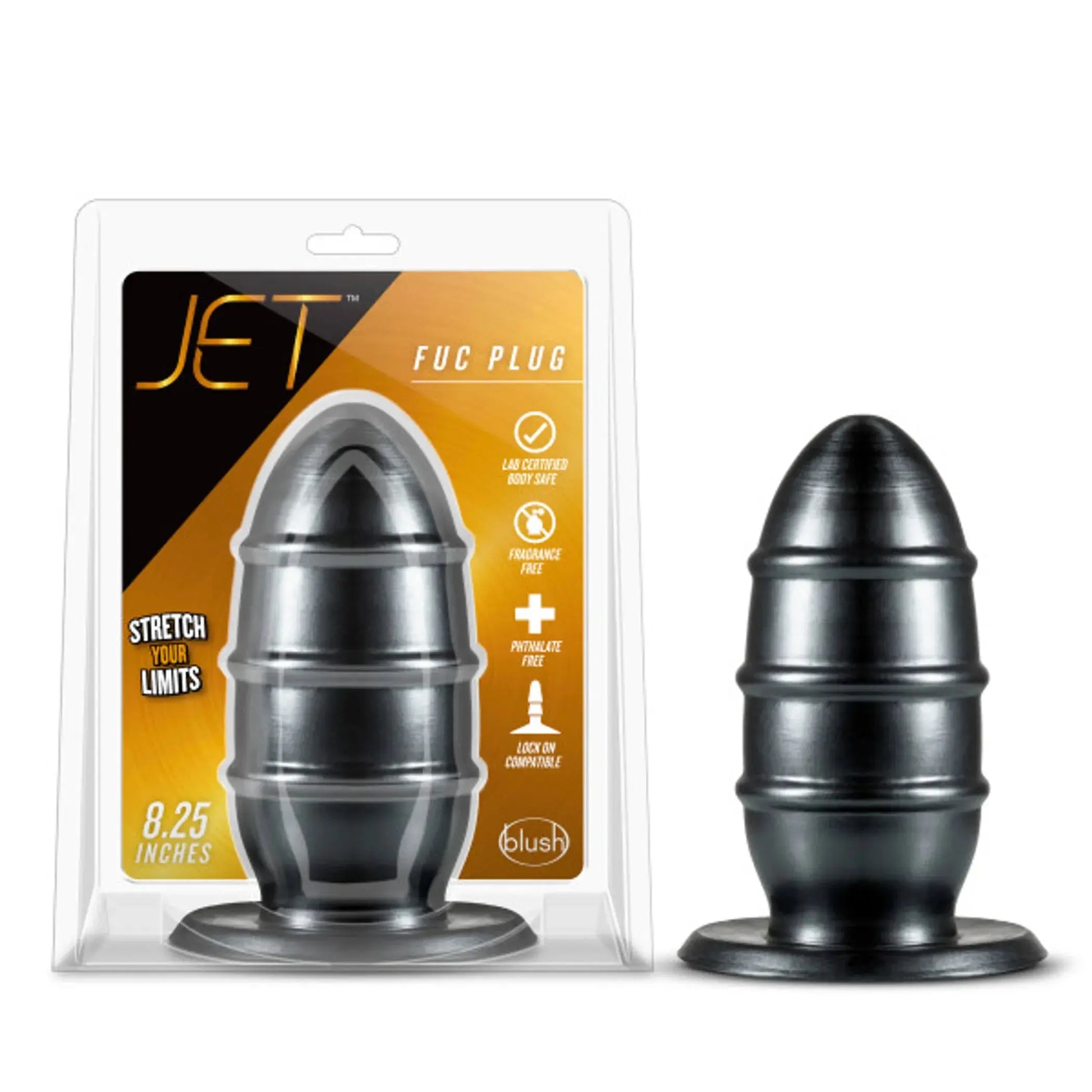 Jet Fuc Plug Carbon Black Metallic Blush Novelties