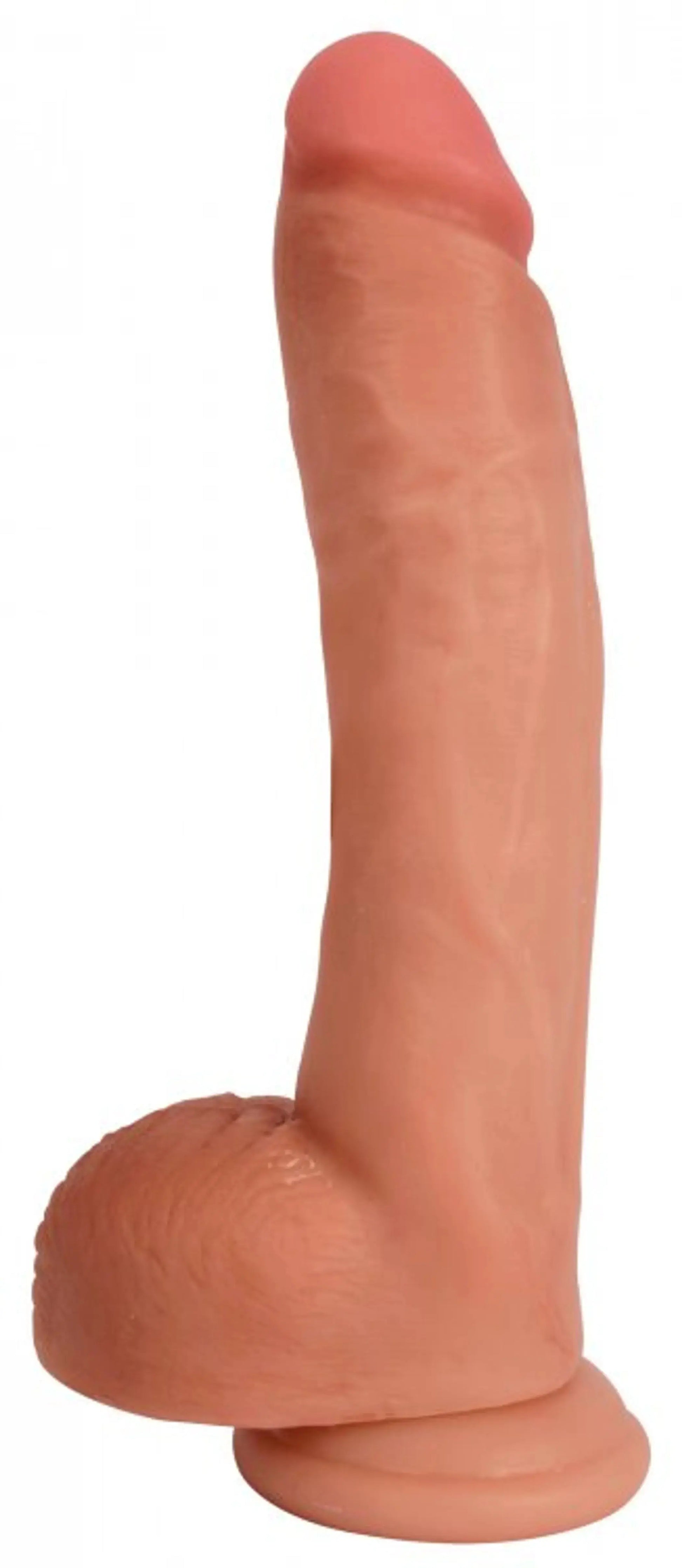 Jock Bareskin 9-Inch Vanilla Dildo with Balls CURVE NOVELTIES
