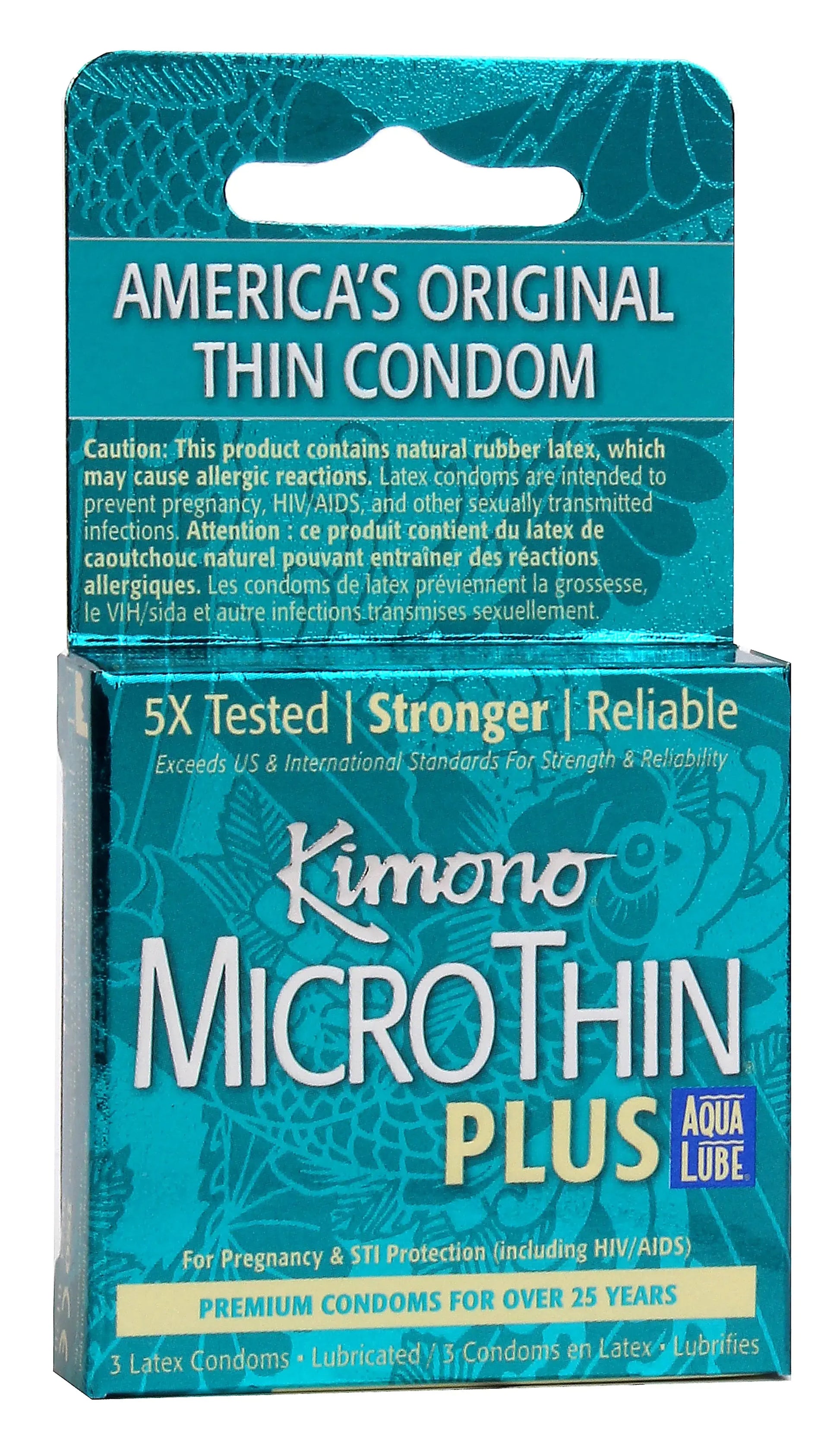 KIMONO MICROTHIN W/ AQUA LUBE 3PK Paradise Products