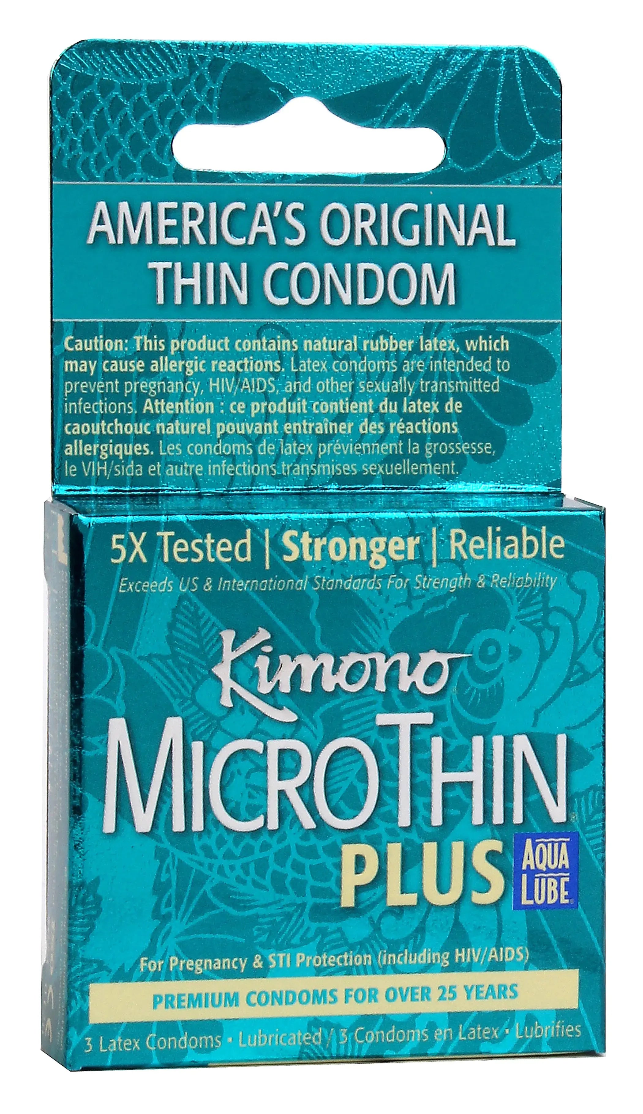 KIMONO MICROTHIN W/ AQUA LUBE 3PK Paradise Products