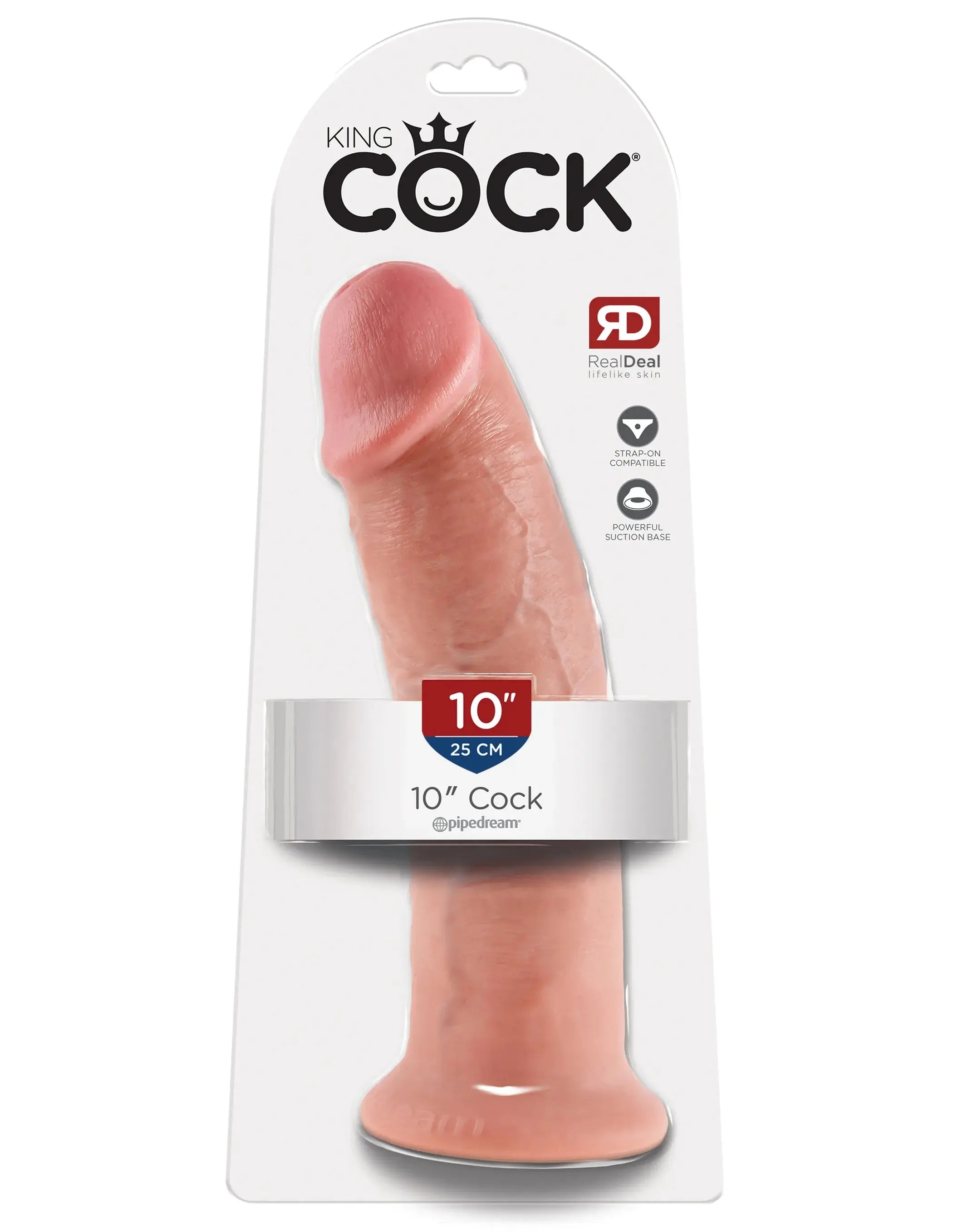 KING COCK 10 IN COCK FLESH Pipedream Products